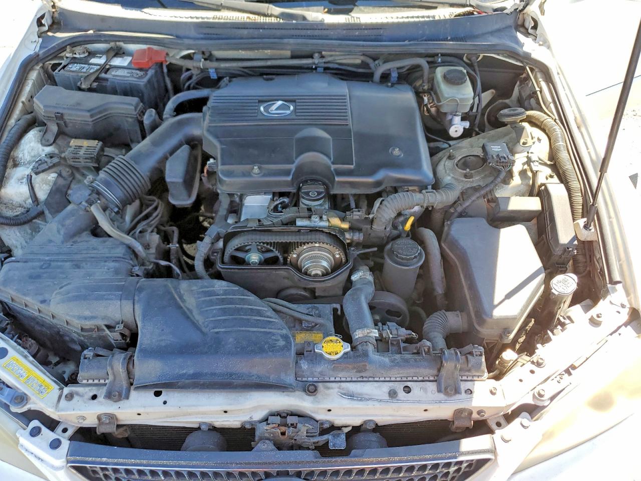 2004 Lexus Is 300 White vin: JTHBD192240082003