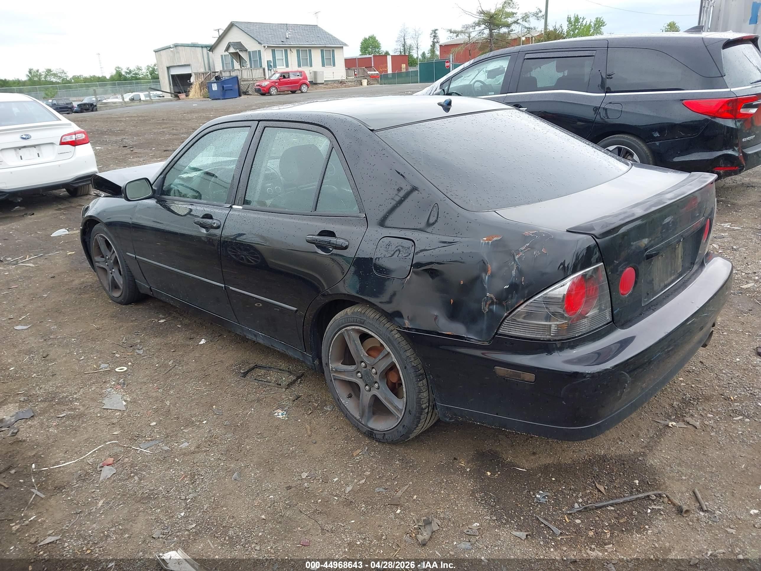 2004 Lexus Is 300   Черный vin: JTHBD192240084043