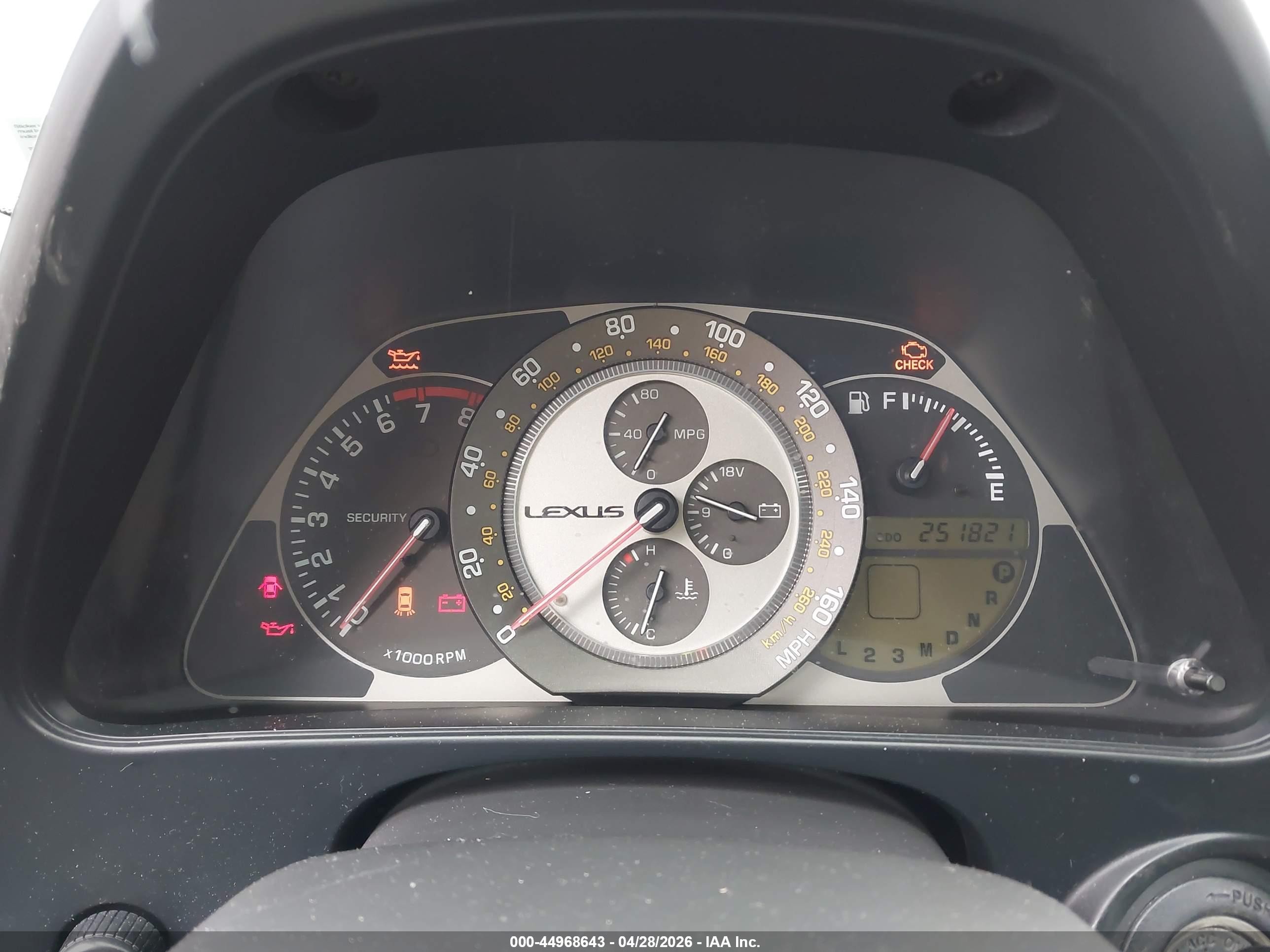 2004 Lexus Is 300   Черный vin: JTHBD192240084043
