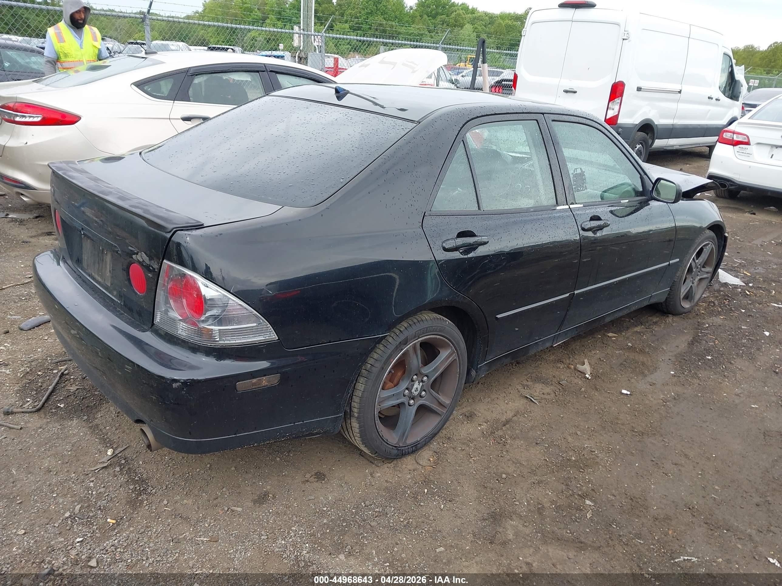2004 Lexus Is 300   Черный vin: JTHBD192240084043