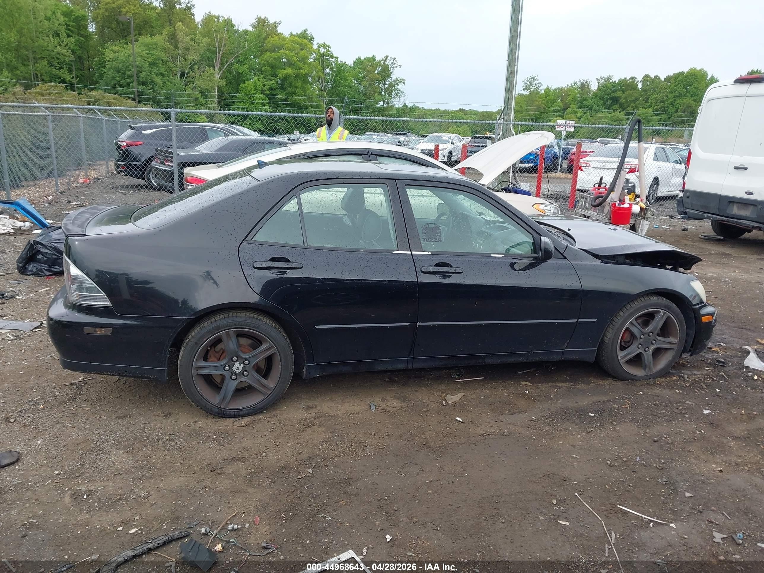 2004 Lexus Is 300   Черный vin: JTHBD192240084043