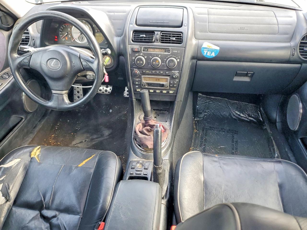 2002 Lexus Is 300 Base Черный vin: JTHBD192320047533