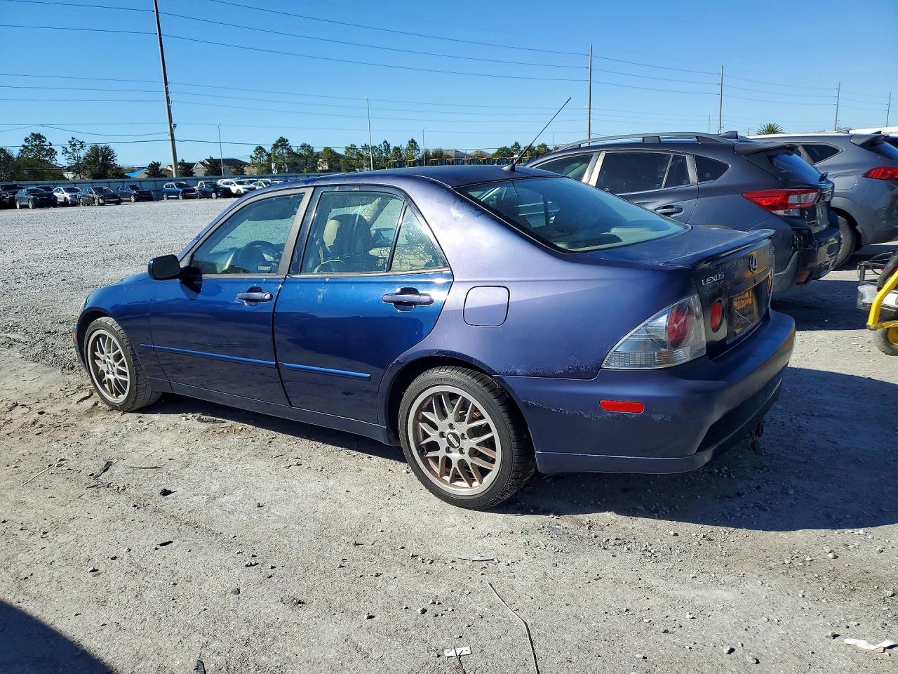 2004 Lexus Is 300 Blue vin: JTHBD192340082821