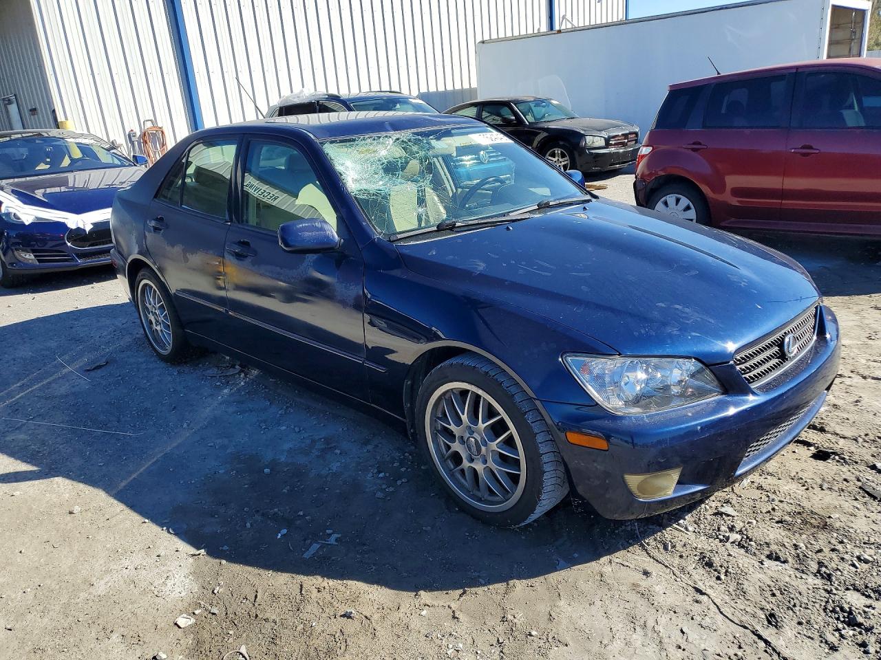 2004 Lexus Is 300 Blue vin: JTHBD192340082821