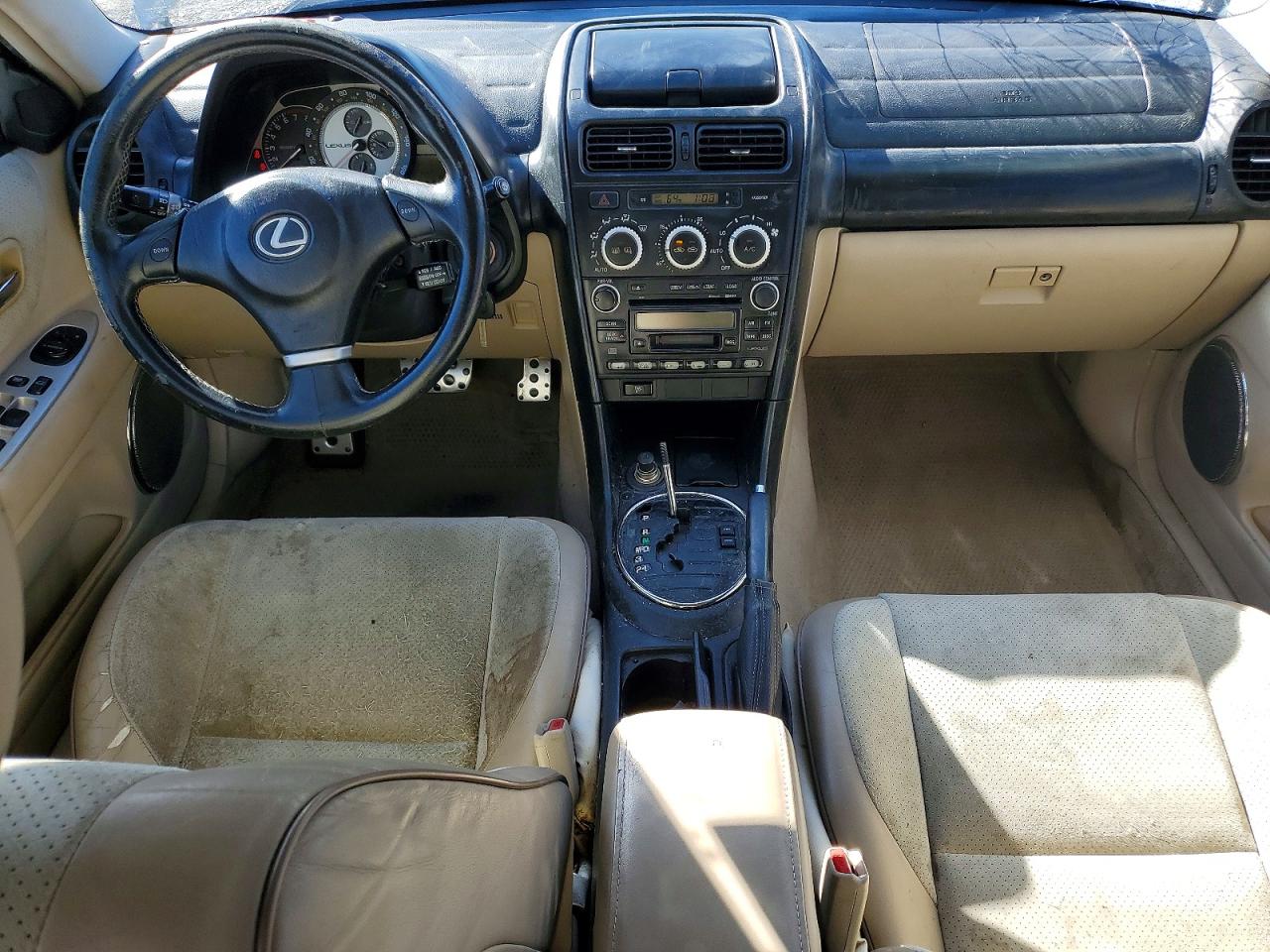 2004 Lexus Is 300 Blue vin: JTHBD192340082821