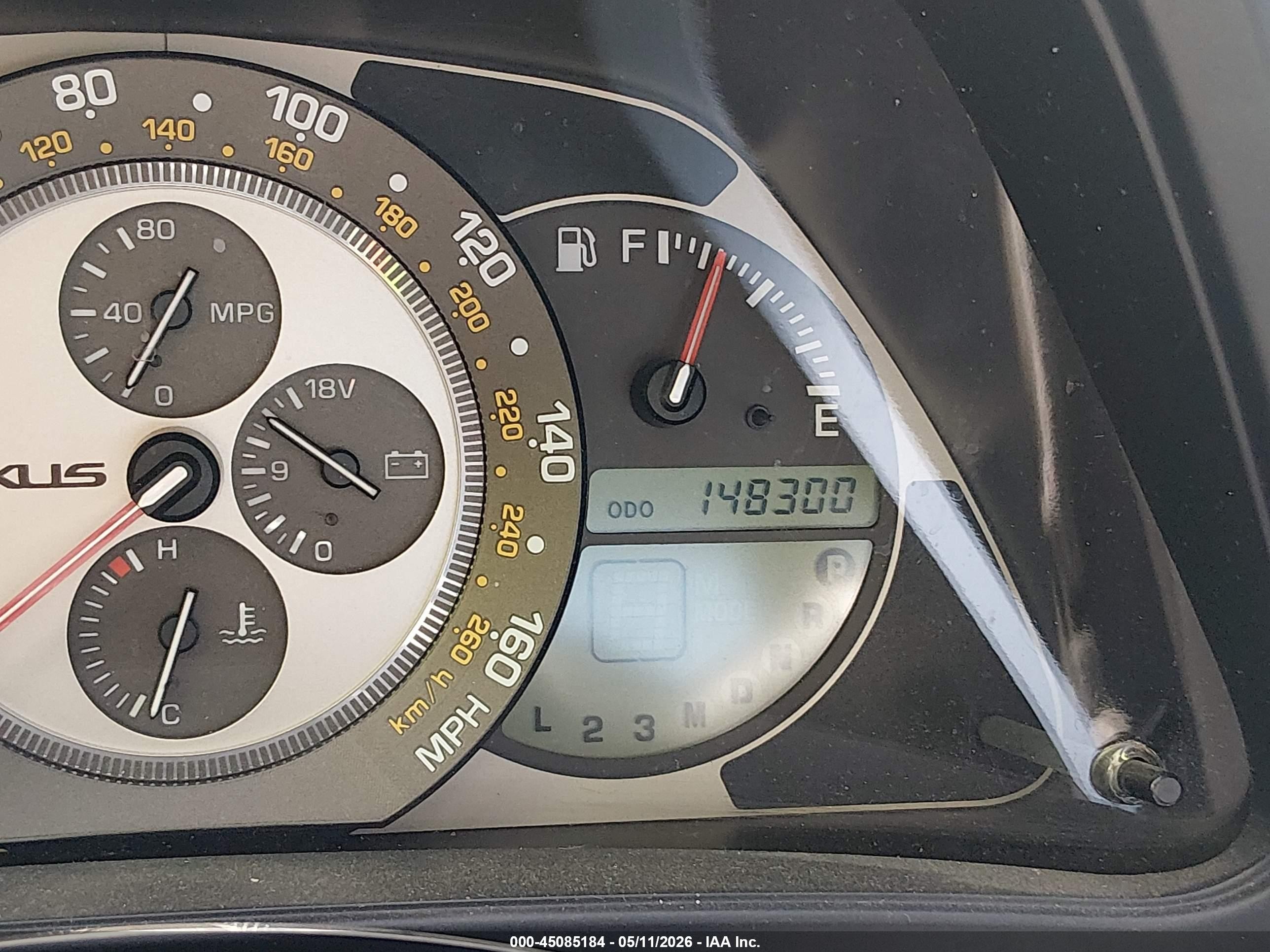 2004 Lexus Is 300   Red vin: JTHBD192340085637