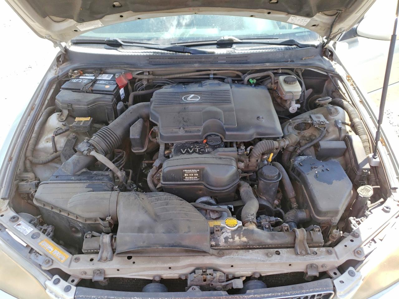 2004 Lexus Is 300 Silver vin: JTHBD192340091521
