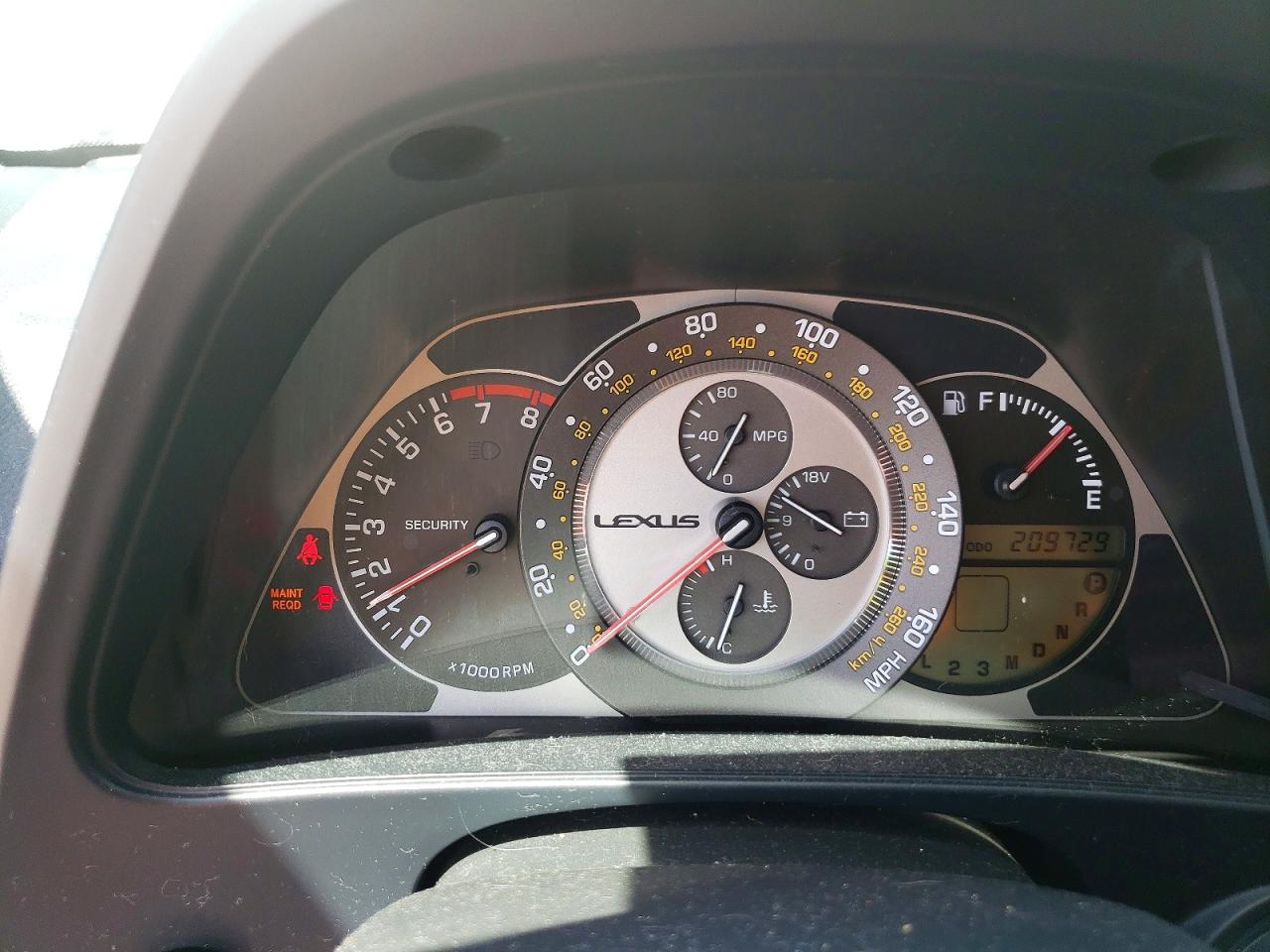 2004 Lexus Is 300 Silver vin: JTHBD192340091521