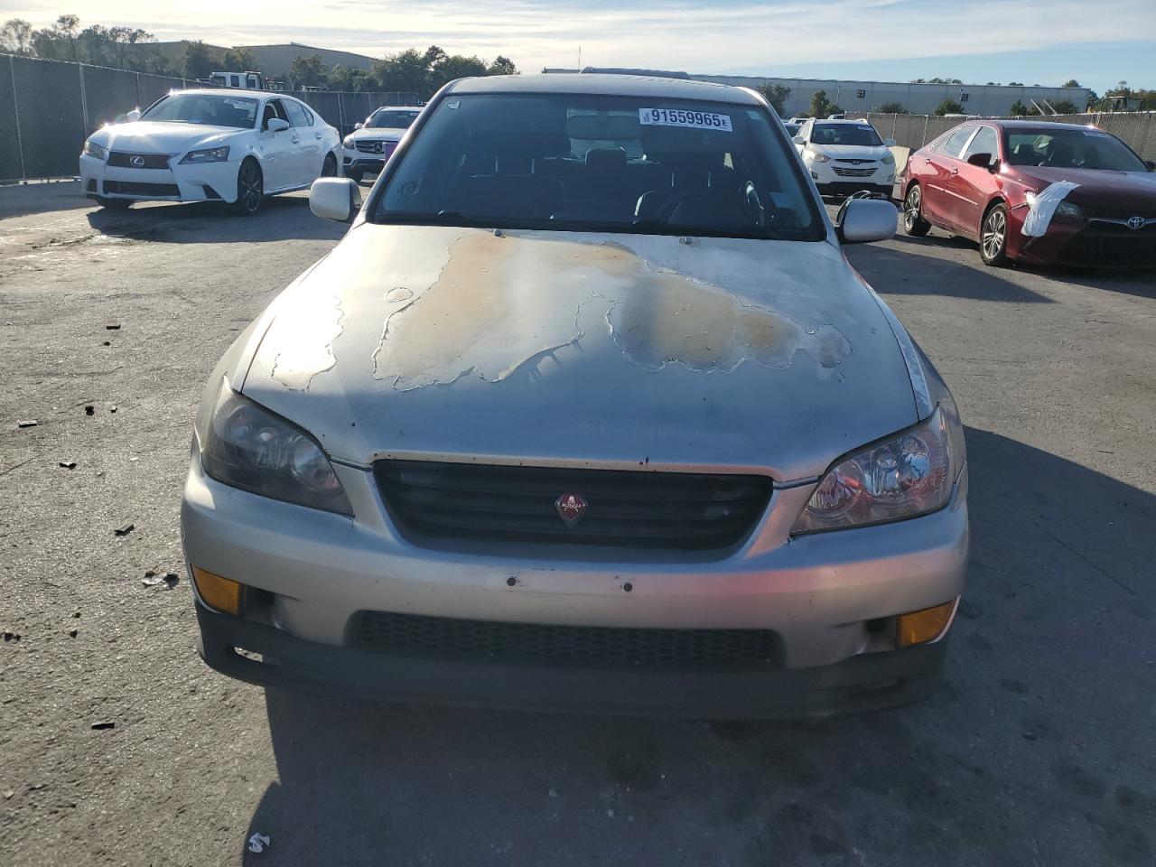 2004 Lexus Is 300 Silver vin: JTHBD192340093303