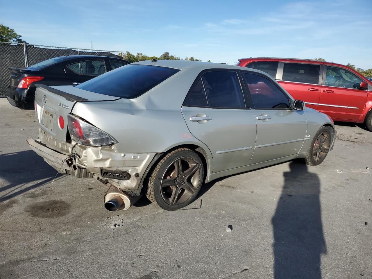 2004 Lexus Is 300 Silver vin: JTHBD192340093303