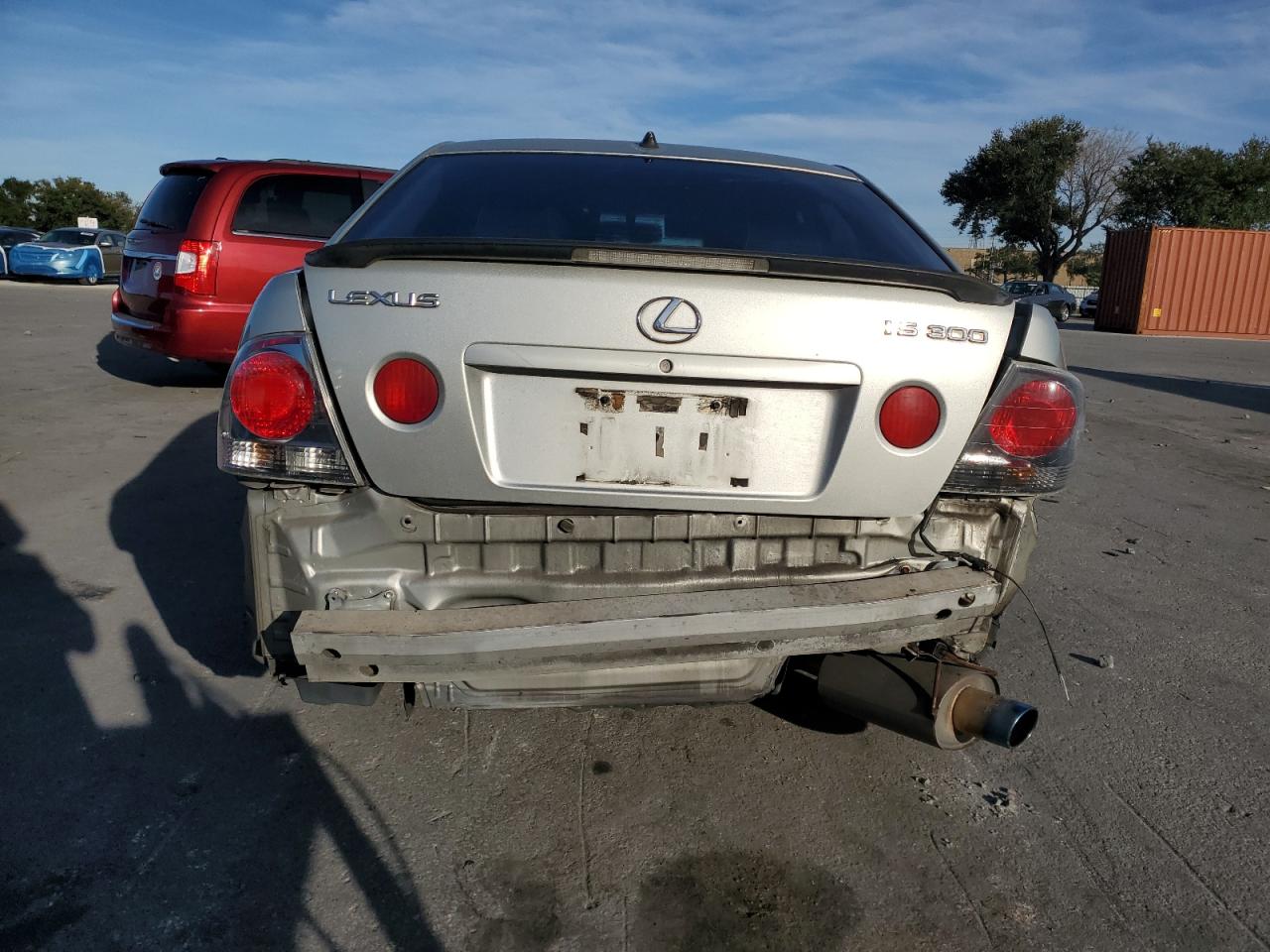 2004 Lexus Is 300 Silver vin: JTHBD192340093303