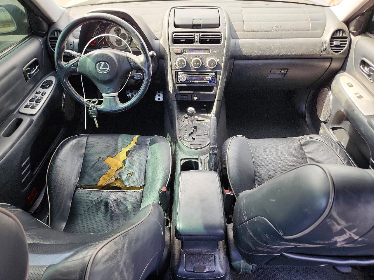 2004 Lexus Is 300 Base Blue vin: JTHBD192440086330