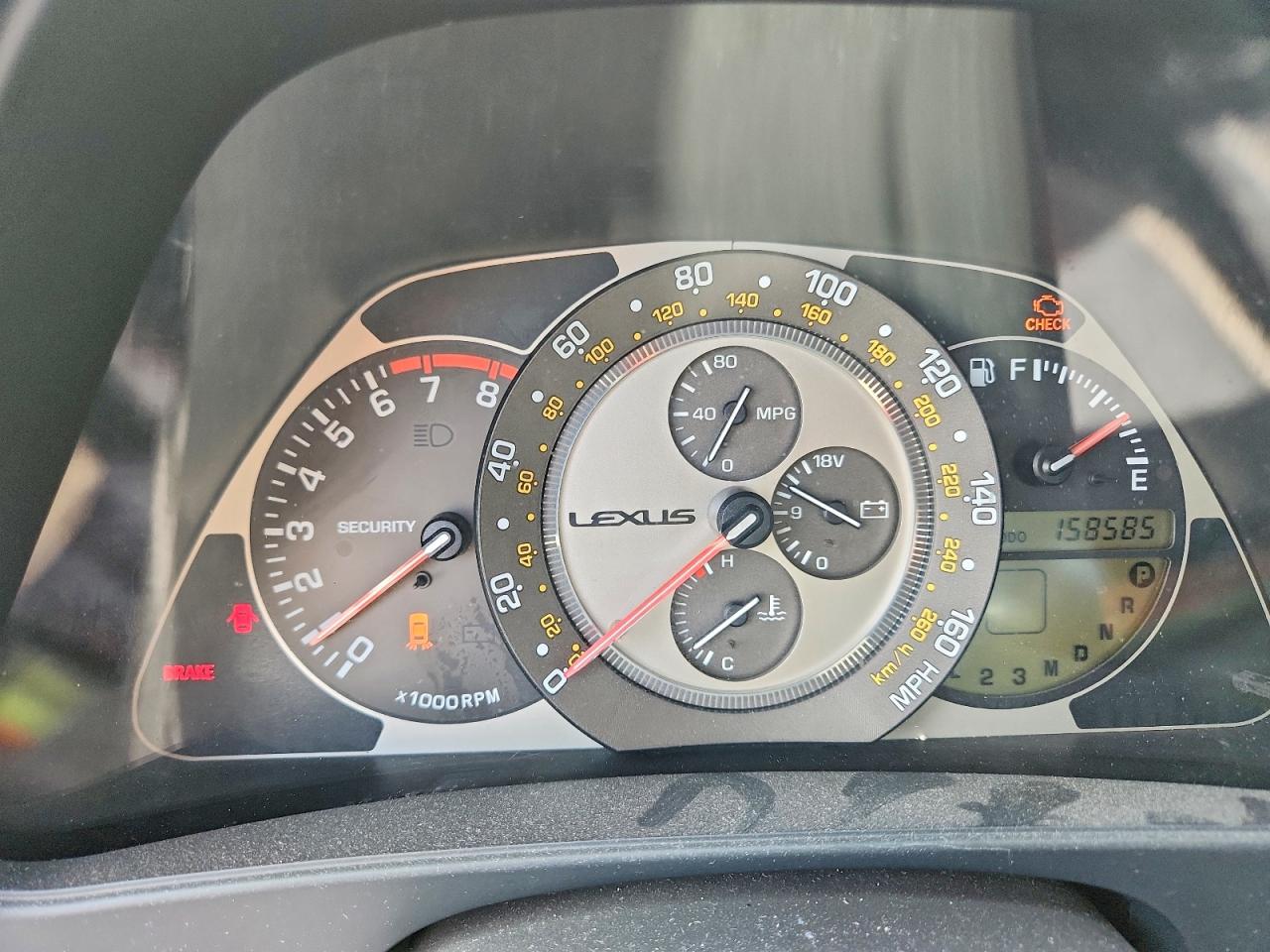 2004 Lexus Is 300 Base Blue vin: JTHBD192440086330