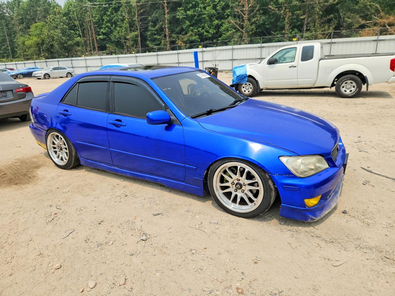 2004 Lexus Is 300 Blue vin: JTHBD192440092547