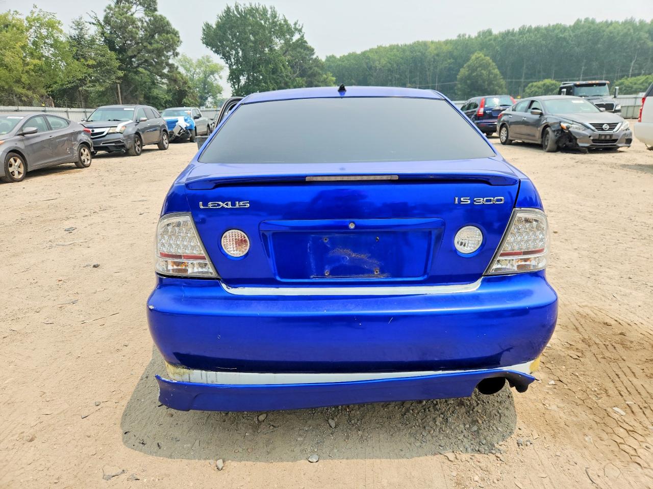 2004 Lexus Is 300 Blue vin: JTHBD192440092547