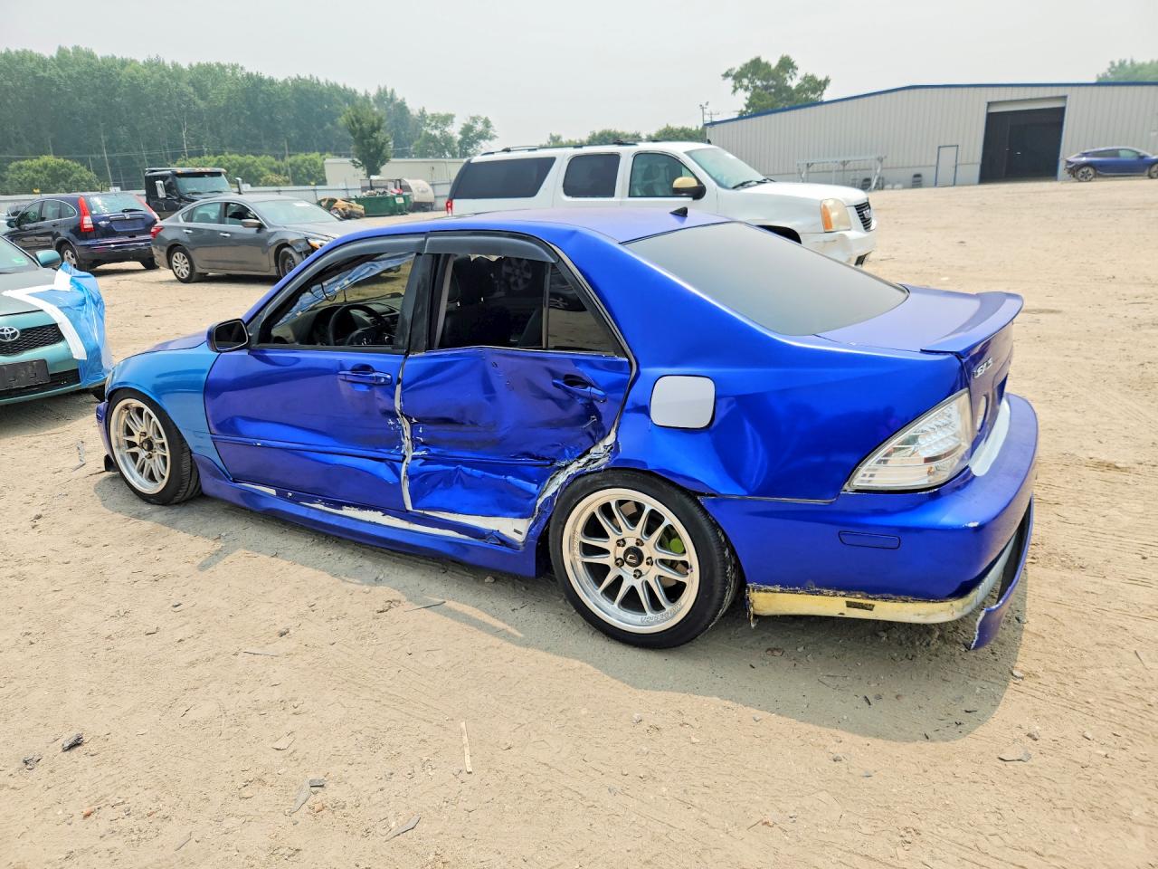 2004 Lexus Is 300 Blue vin: JTHBD192440092547