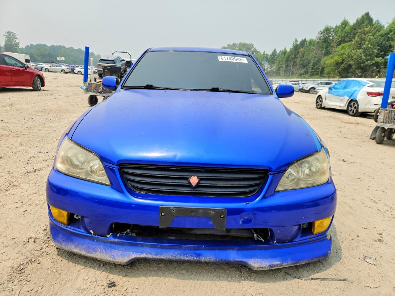 2004 Lexus Is 300 Blue vin: JTHBD192440092547