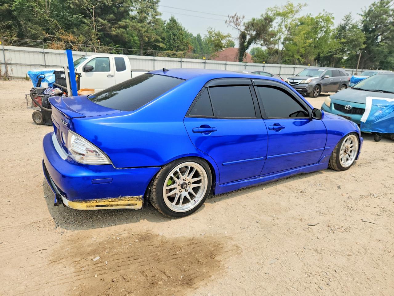2004 Lexus Is 300 Blue vin: JTHBD192440092547