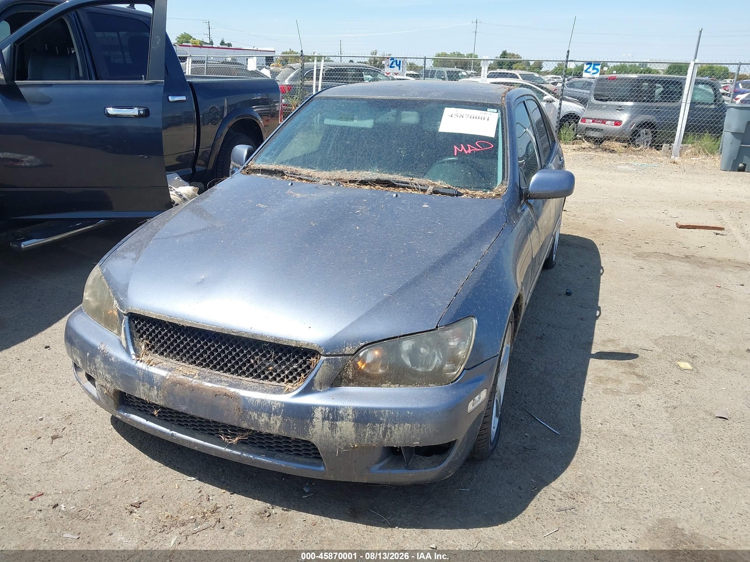 2005 Lexus Is 300   Blue vin: JTHBD192450100826