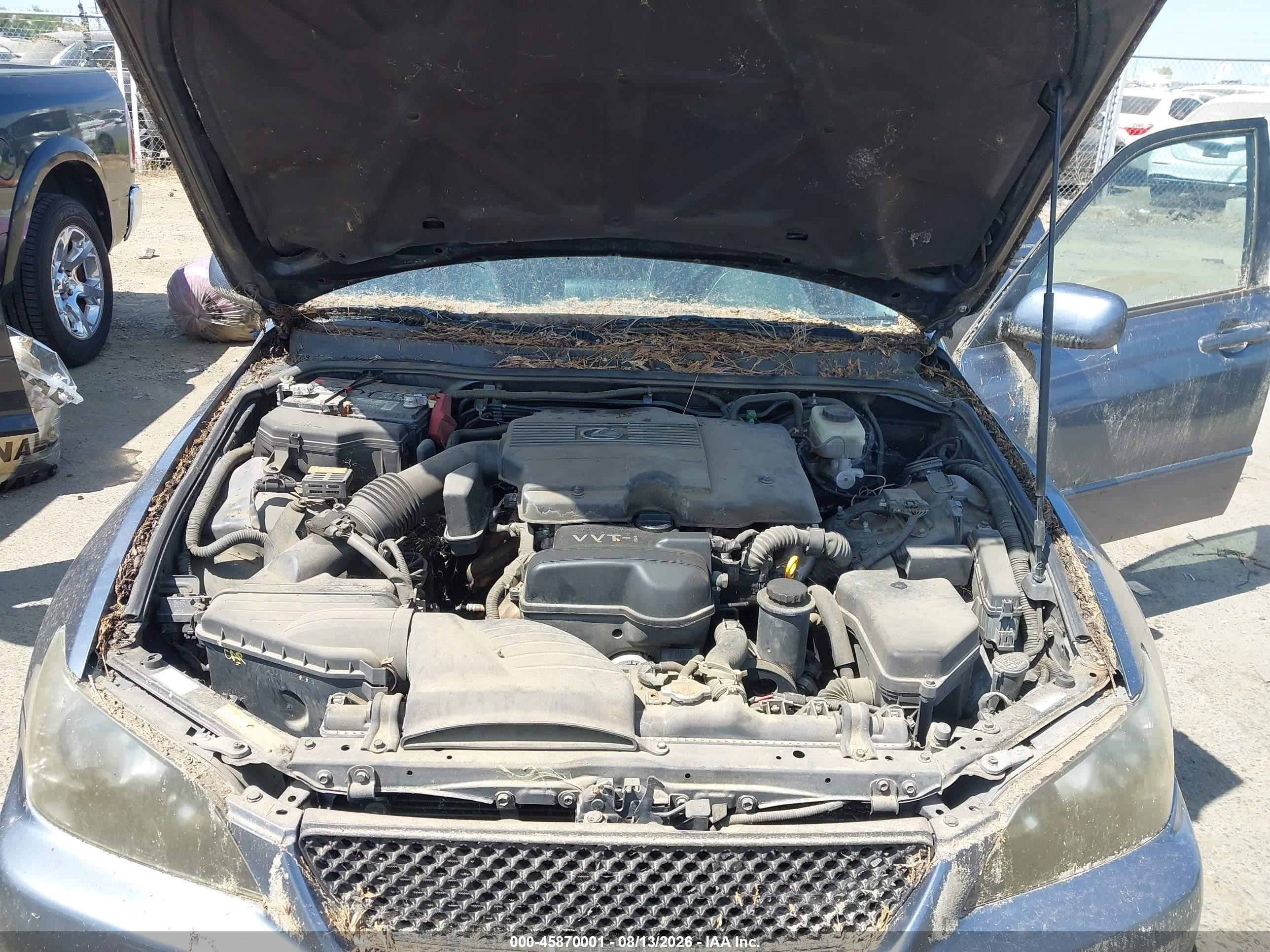 2005 Lexus Is 300   Blue vin: JTHBD192450100826