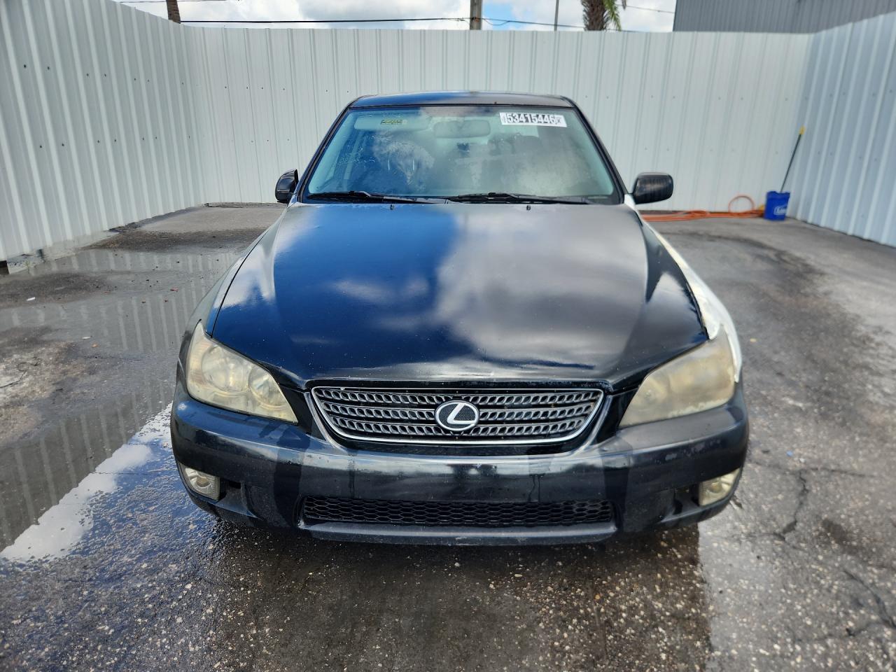 2002 Lexus Is 300 Black vin: JTHBD192520035450 Damage: Left Head Lamp, Faded, Acceptable