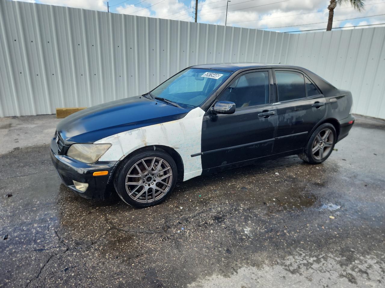 2002 Lexus Is 300 Black vin: JTHBD192520035450 Damage: Left Front Fender, Mismatched, Unacceptable