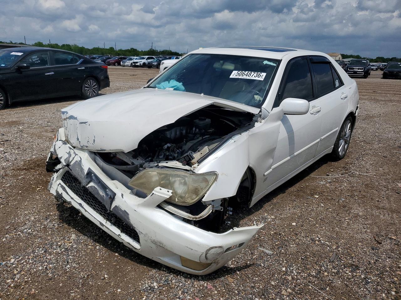 2002 Lexus Is 300 White vin: JTHBD192520058064