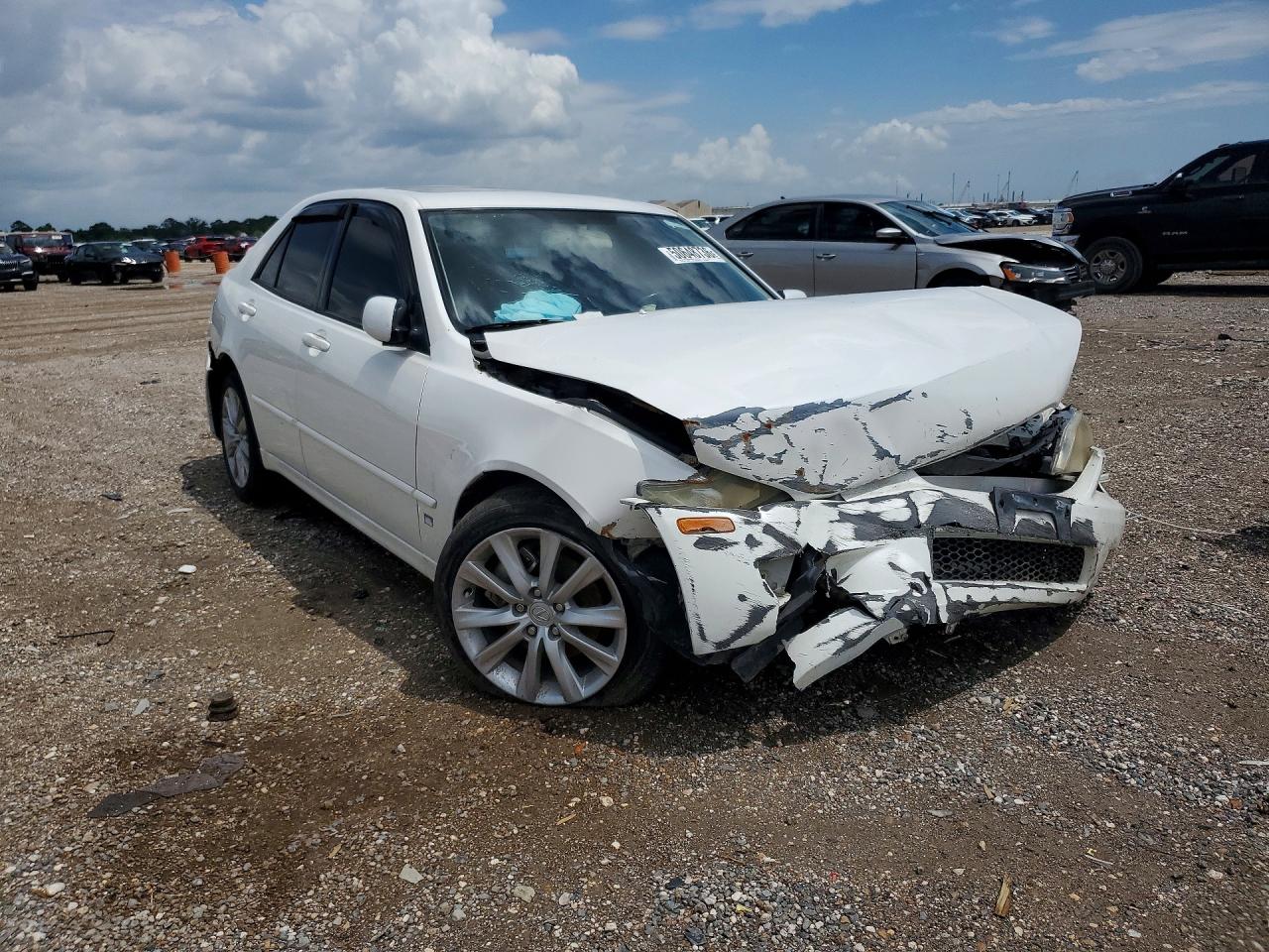 2002 Lexus Is 300 White vin: JTHBD192520058064