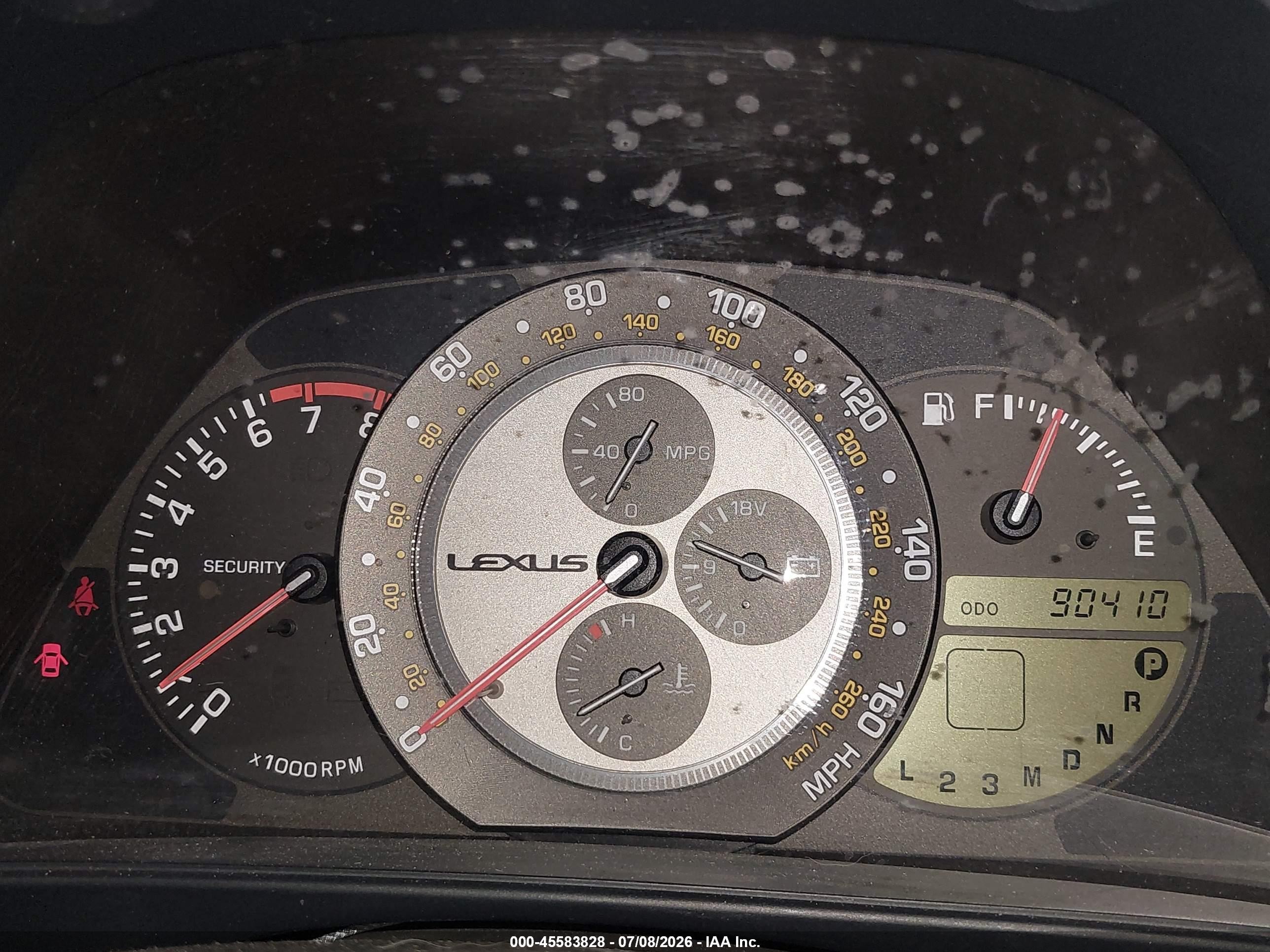 2003 Lexus Is 300   Белый vin: JTHBD192530074038