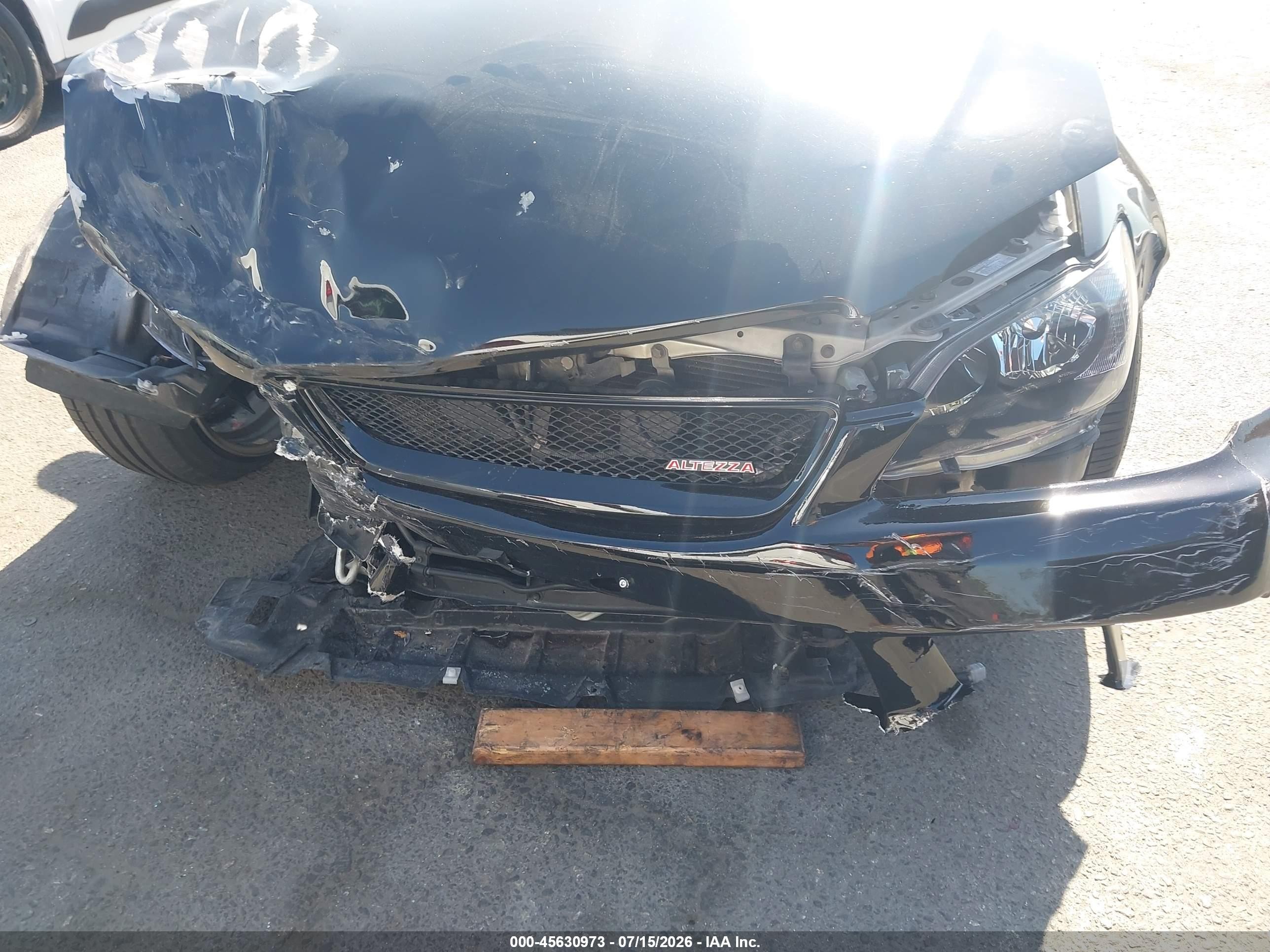 2003 Lexus Is 300   Black vin: JTHBD192530081099
