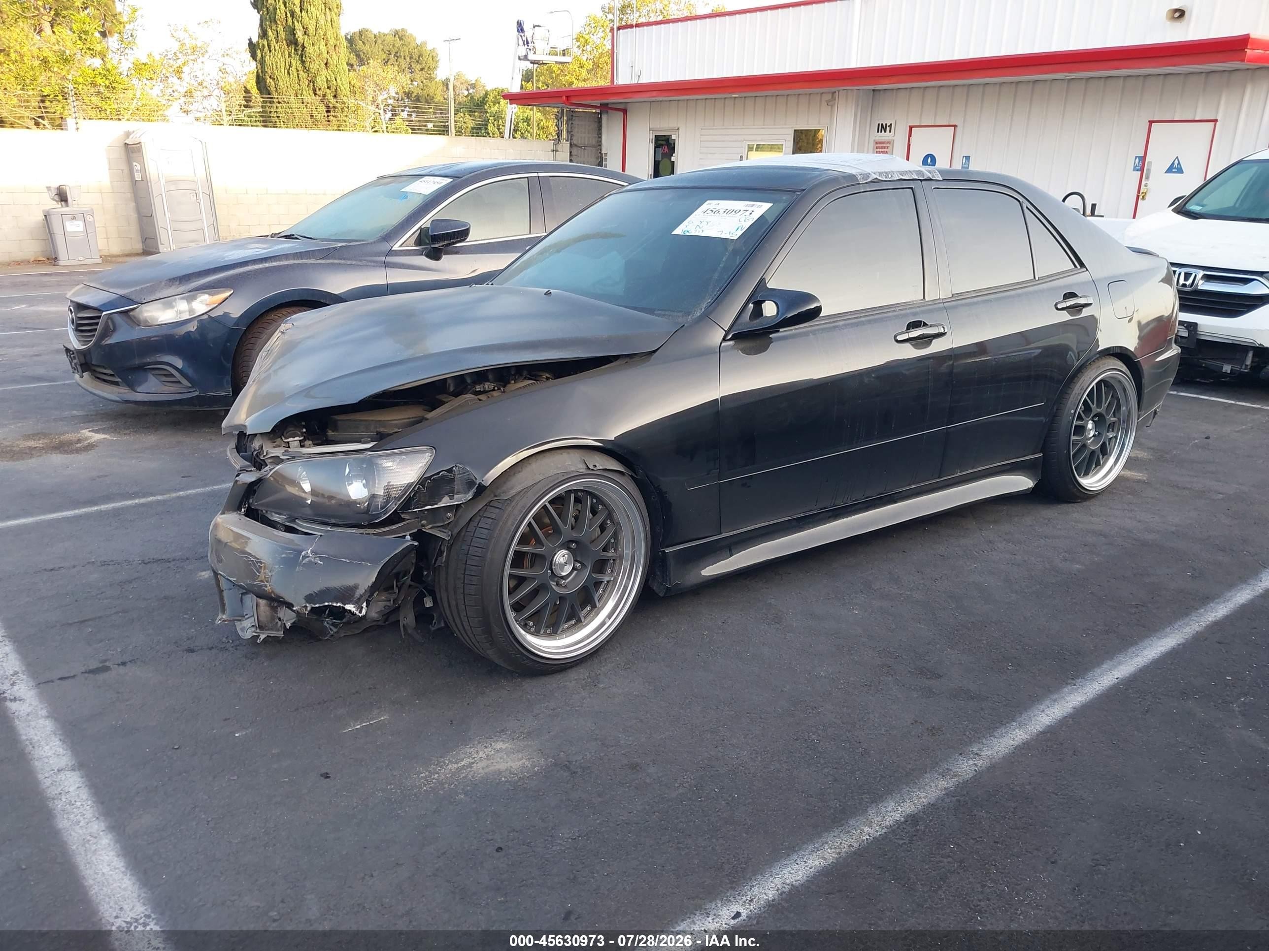 2003 Lexus Is 300   Black vin: JTHBD192530081099