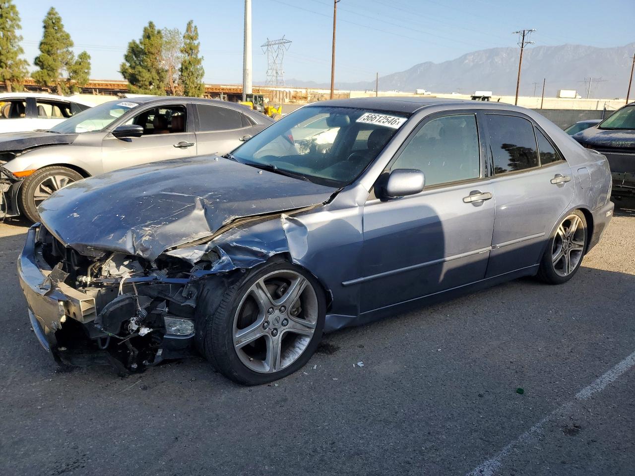 2004 Lexus Is 300 Gray vin: JTHBD192540090628