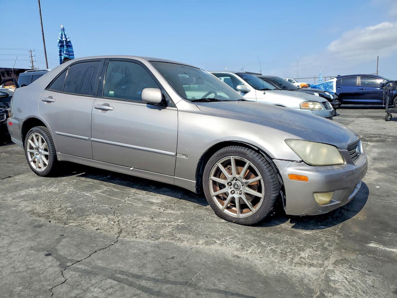 2004 Lexus Is 300 Gray vin: JTHBD192540091326