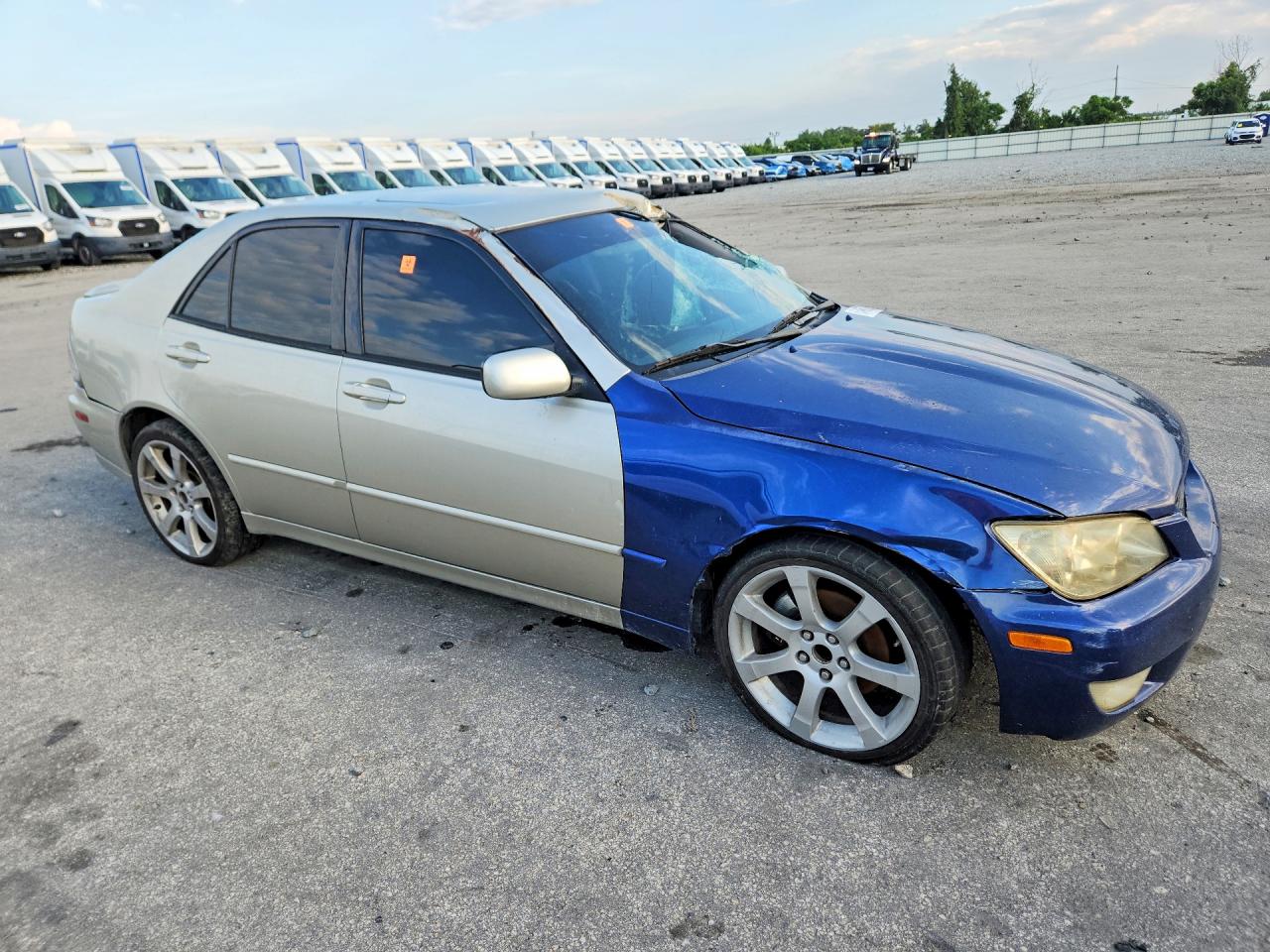 2002 Lexus Is 300 Blue vin: JTHBD192620049048