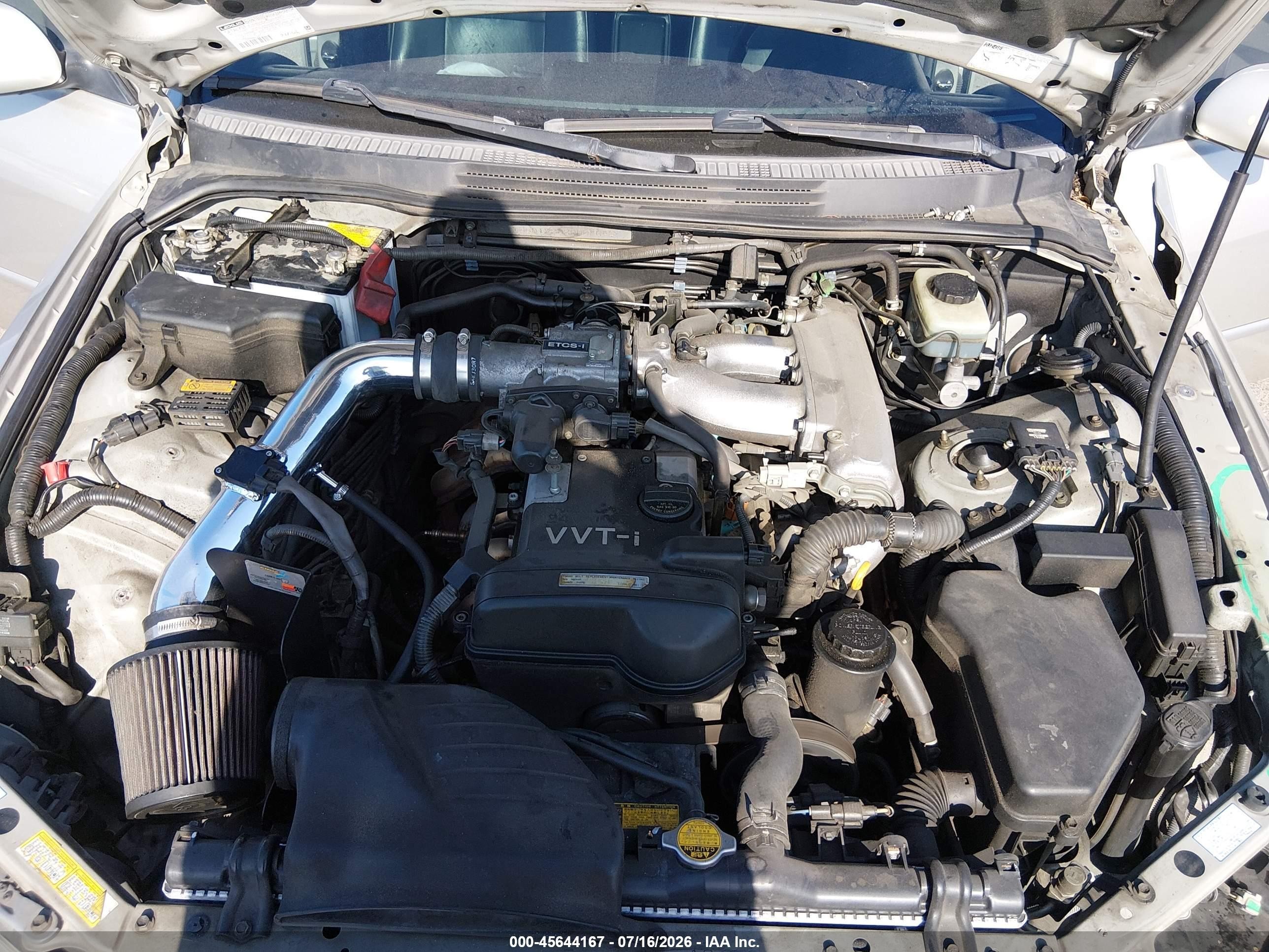 2002 Lexus Is 300   Silver vin: JTHBD192620058042