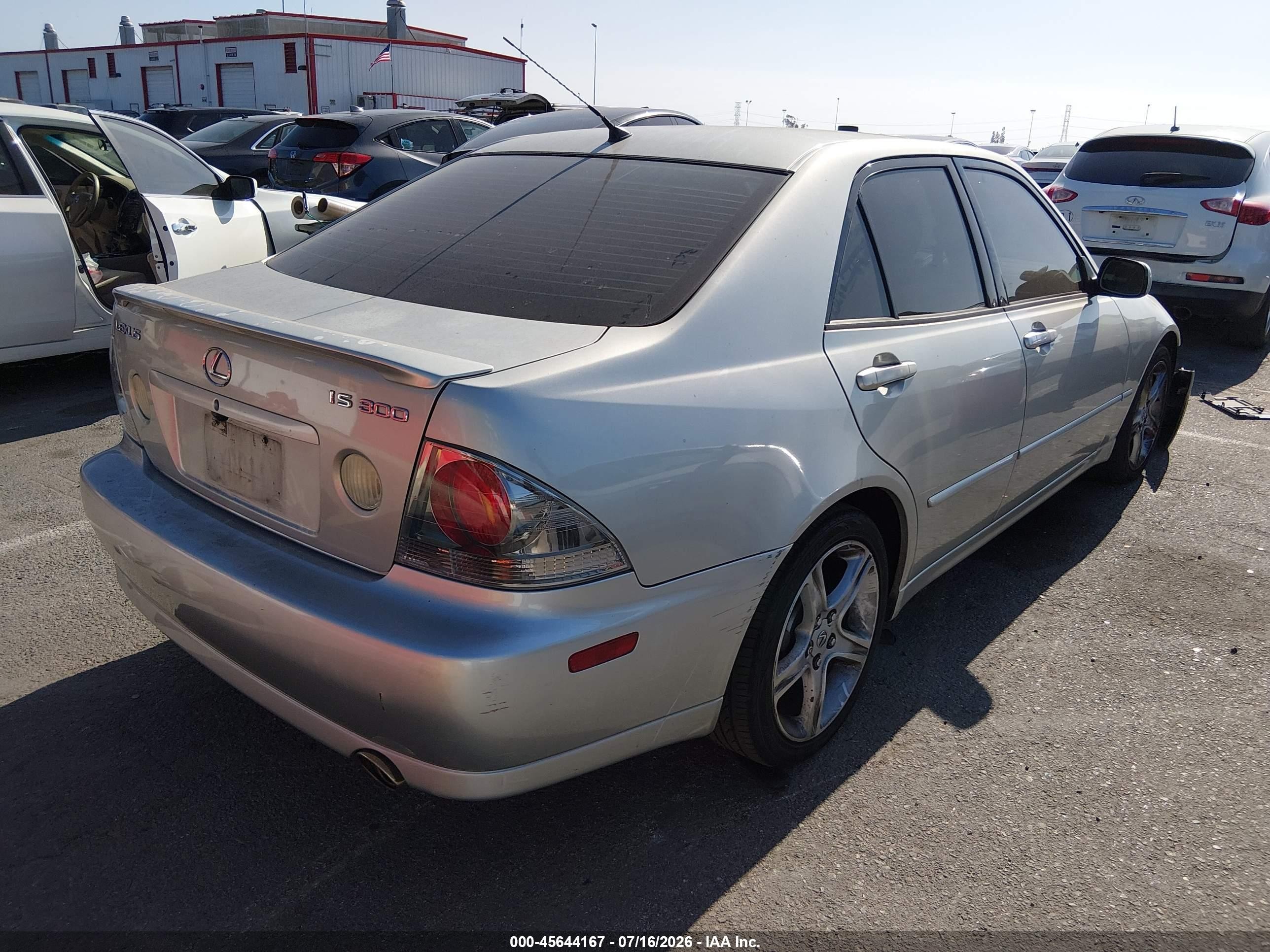 2002 Lexus Is 300   Silver vin: JTHBD192620058042
