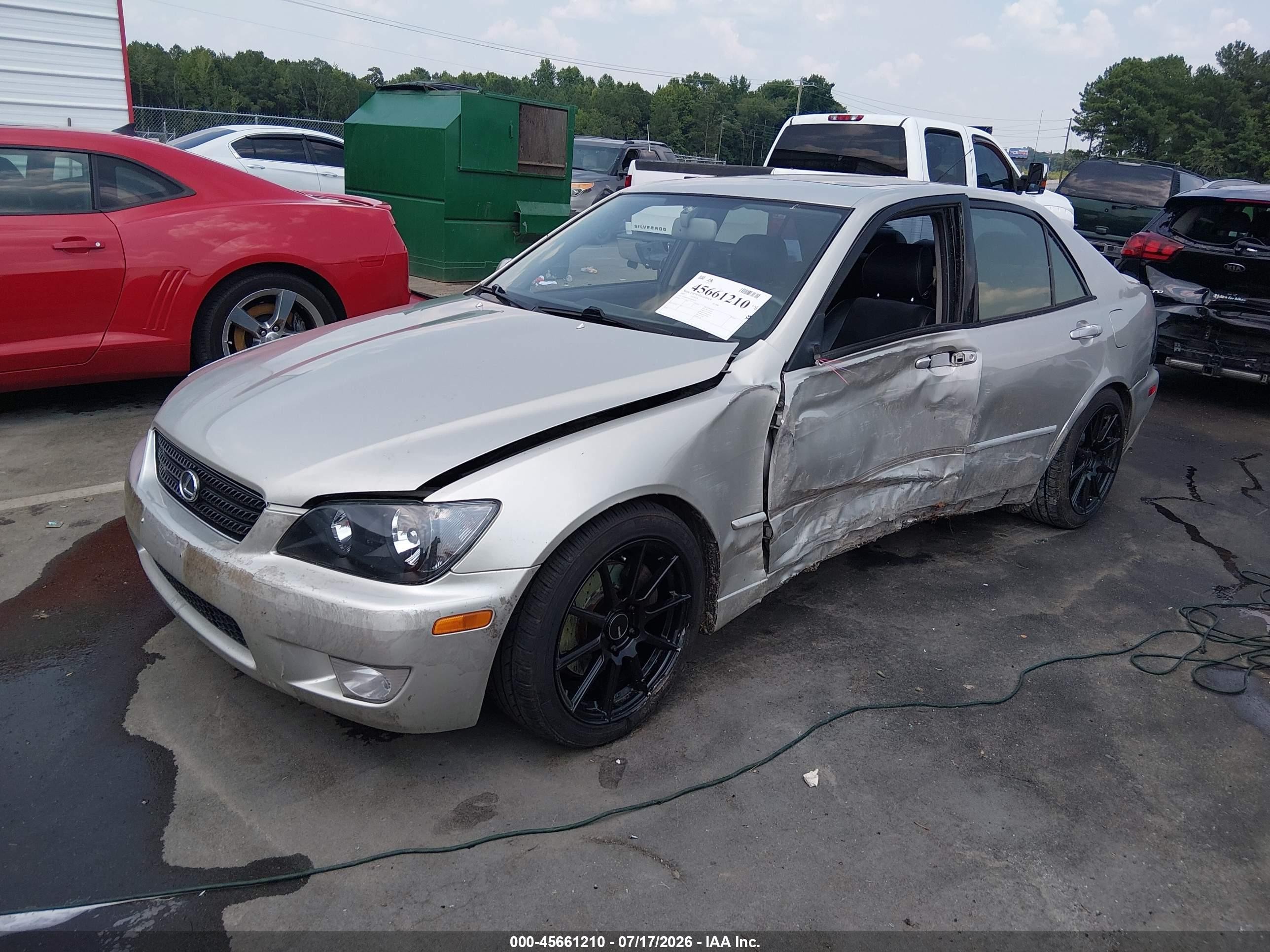 2003 Lexus Is 300 Base W/5-speed Manual Silver vin: JTHBD192630070418