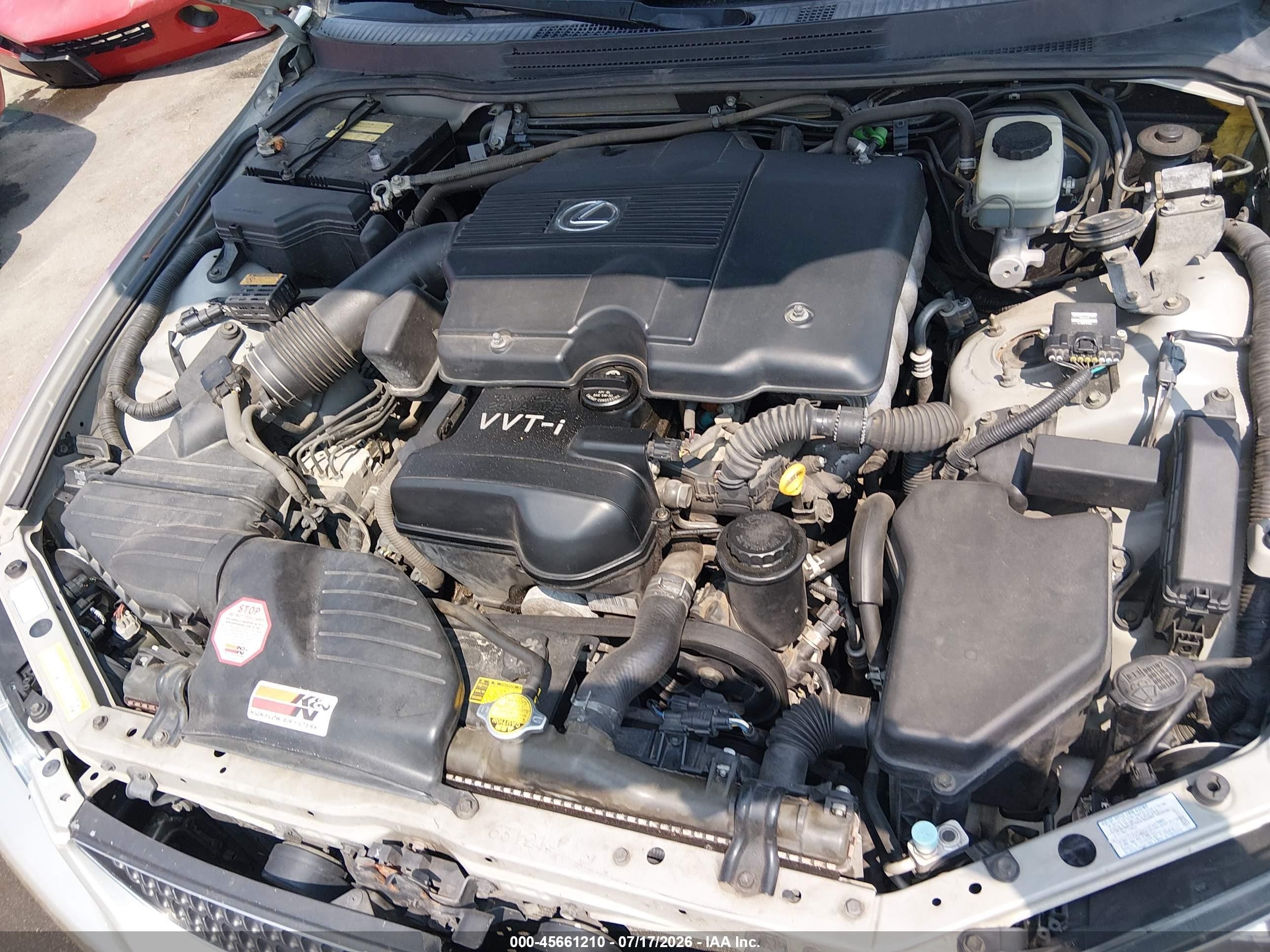 2003 Lexus Is 300 Base W/5-speed Manual Silver vin: JTHBD192630070418