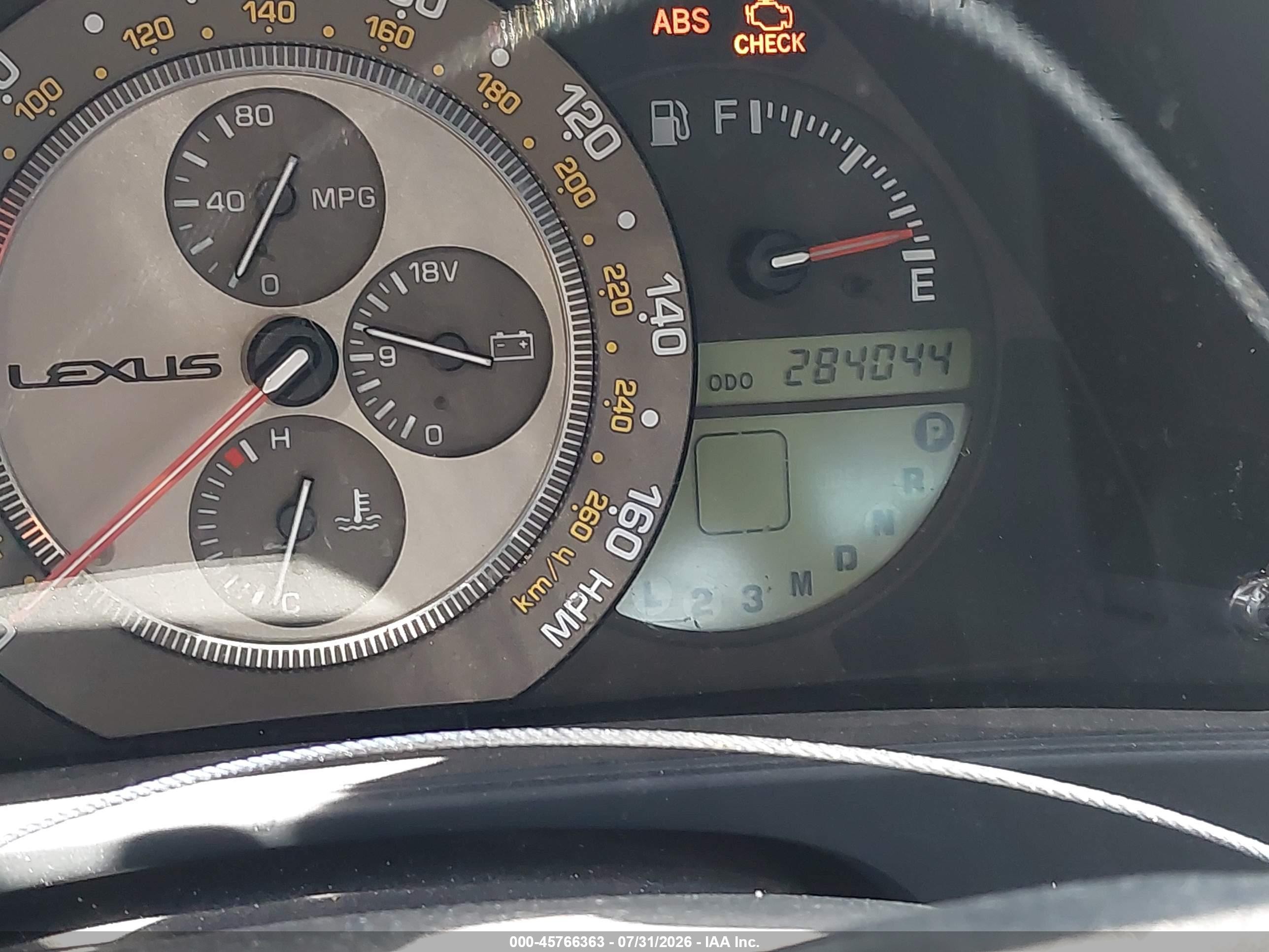 2003 Lexus Is 300   Gray vin: JTHBD192730079225