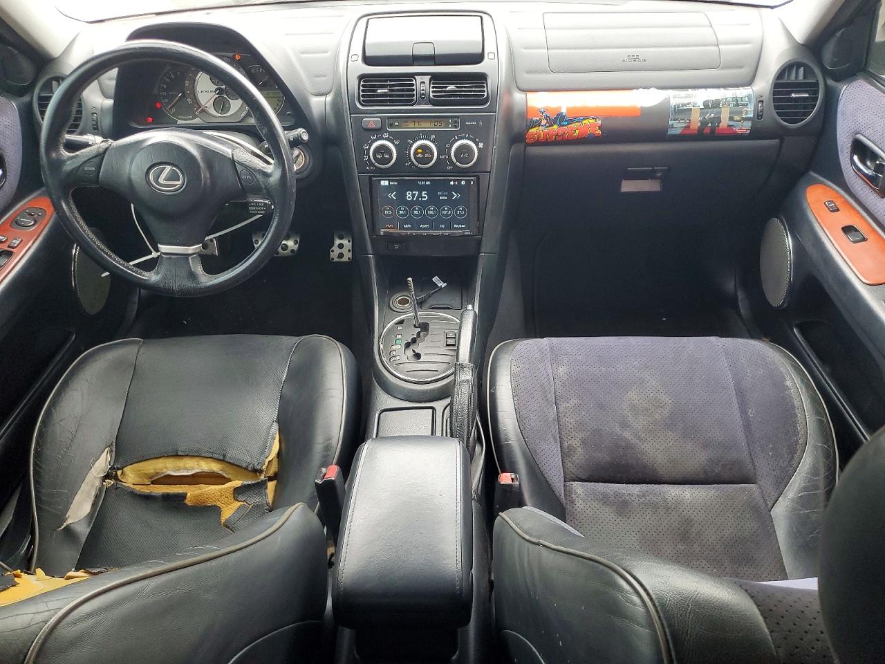 2004 Lexus Is 300 White vin: JTHBD192740084958