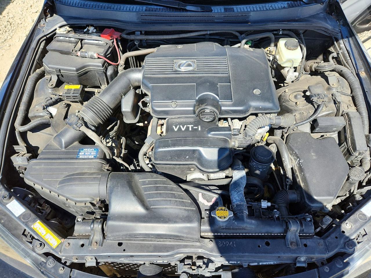 2005 Lexus Is 300 Черный vin: JTHBD192750096139