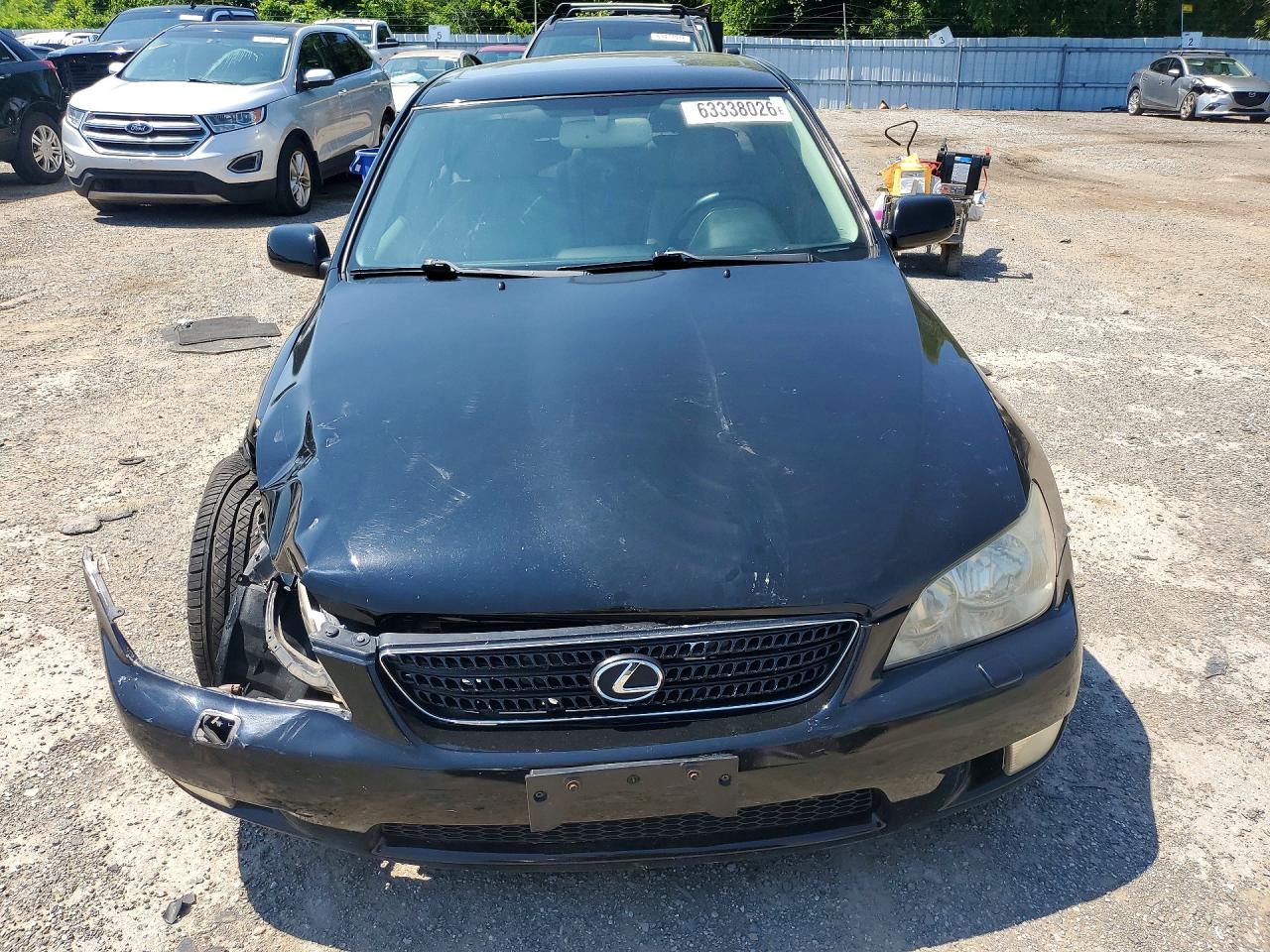 2002 Lexus Is 300 Black vin: JTHBD192820035751