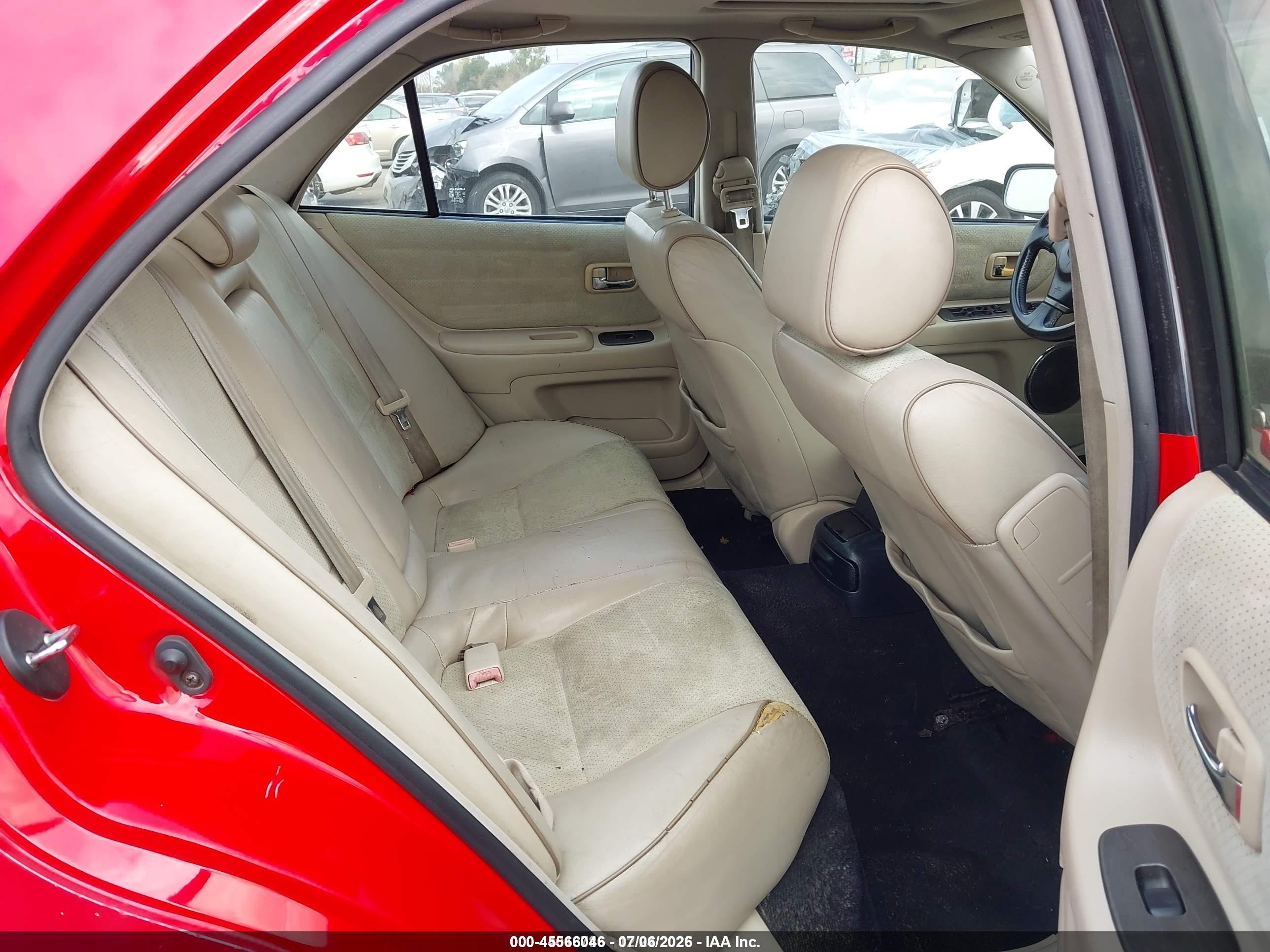 2002 Lexus Is 300   Red vin: JTHBD192820044594