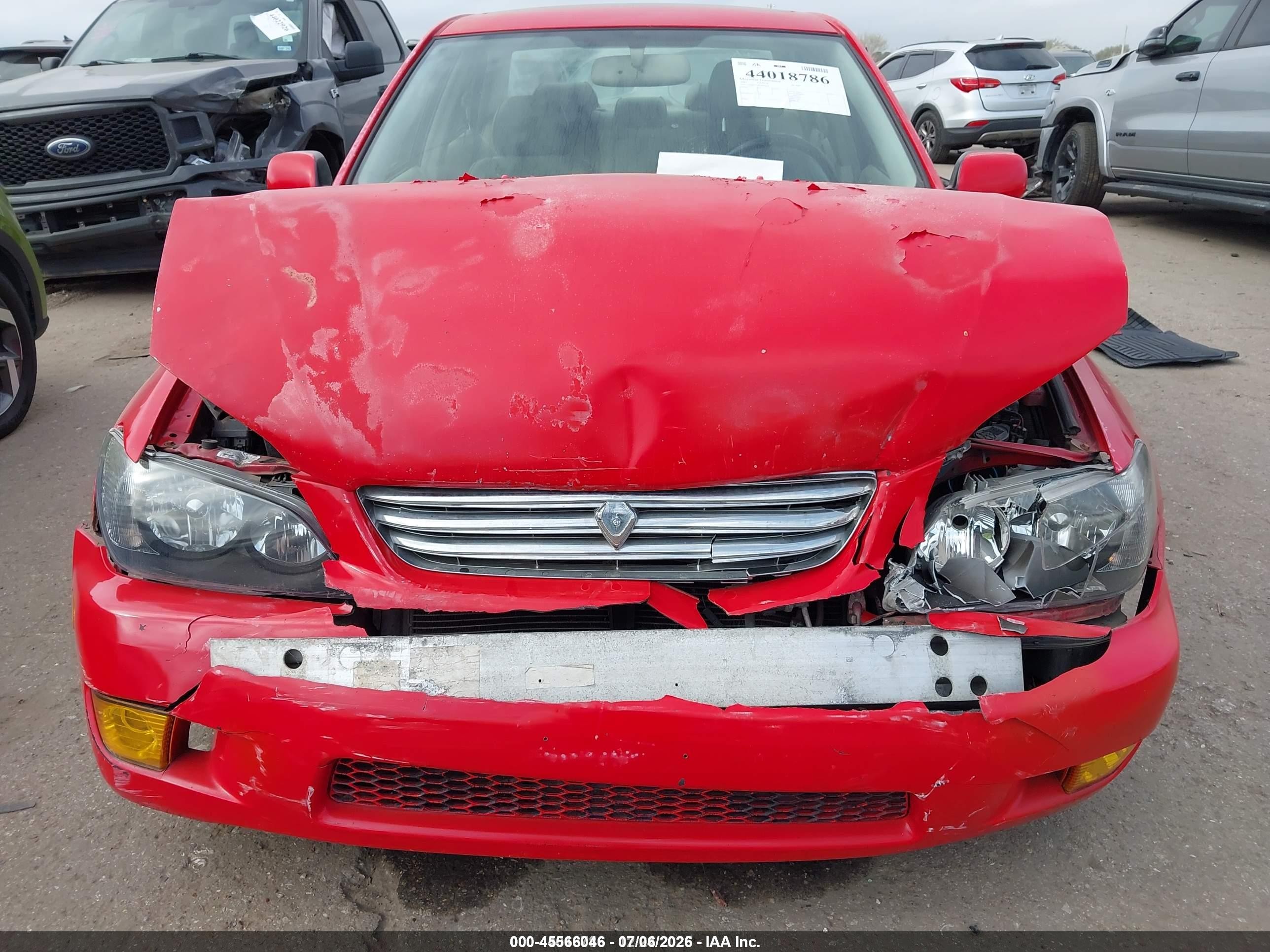 2002 Lexus Is 300   Red vin: JTHBD192820044594