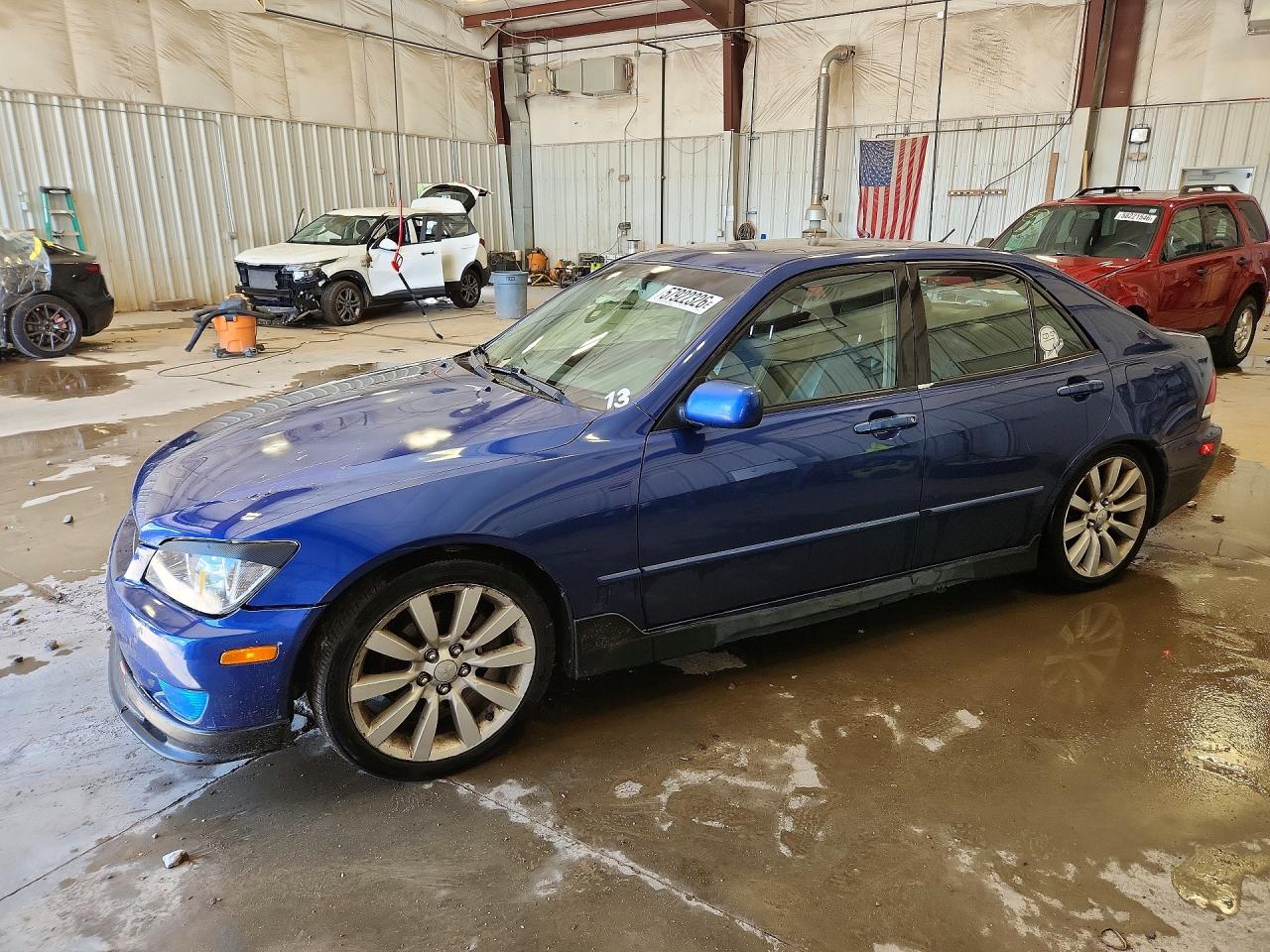 2002 Lexus Is 300 Blue vin: JTHBD192820048712