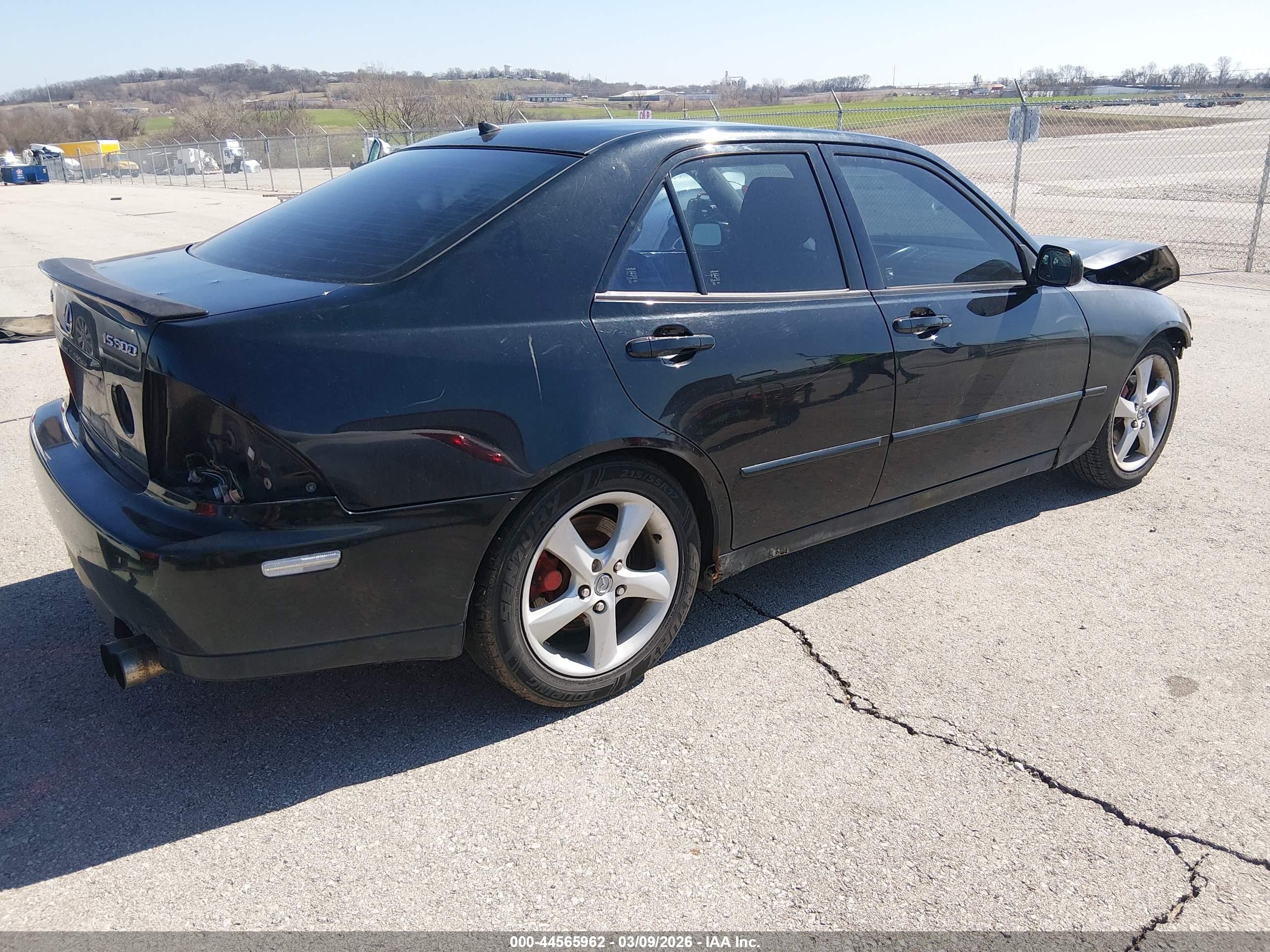 2002 Lexus Is 300   Black vin: JTHBD192820054736