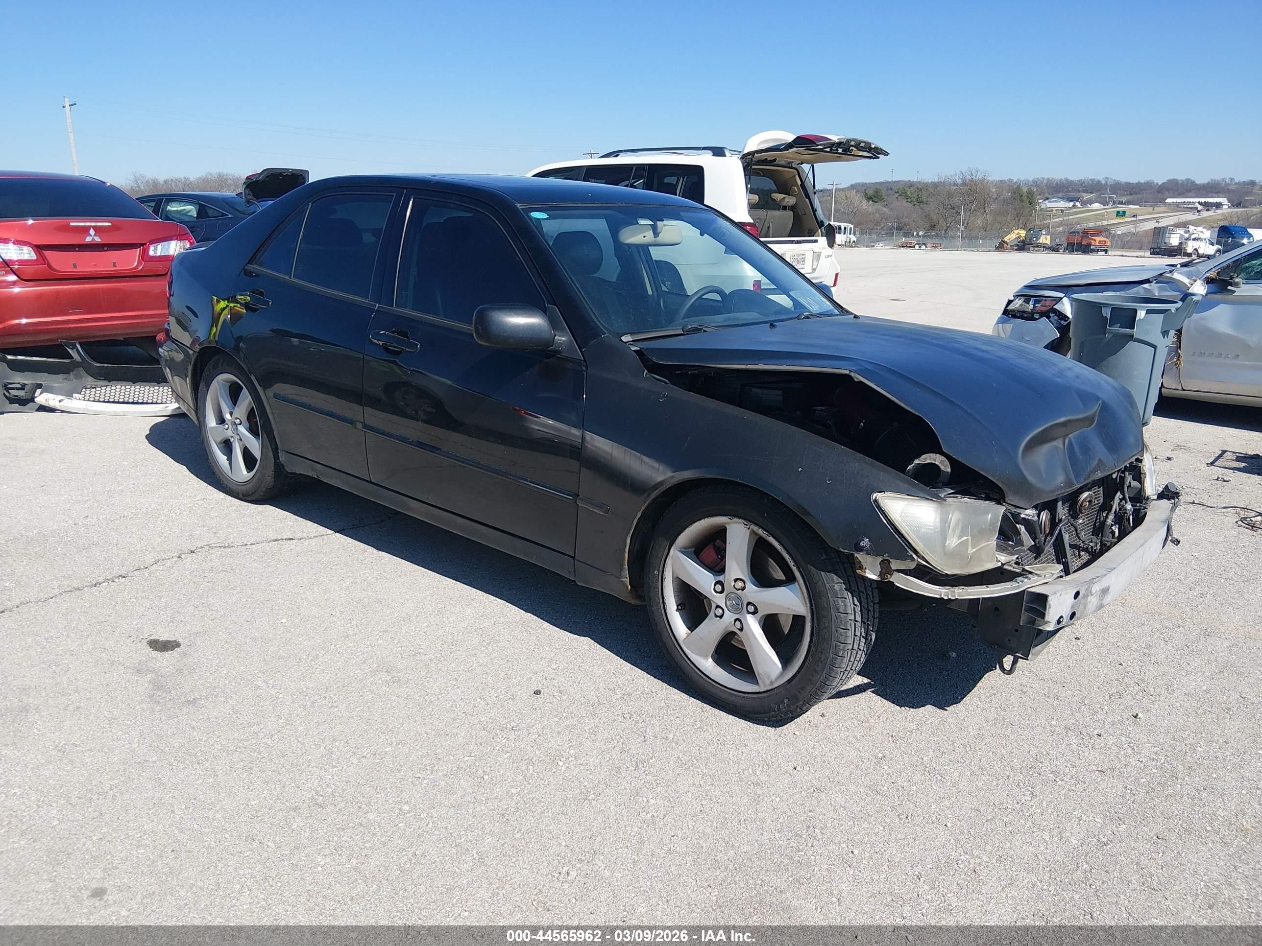 2002 Lexus Is 300   Black vin: JTHBD192820054736