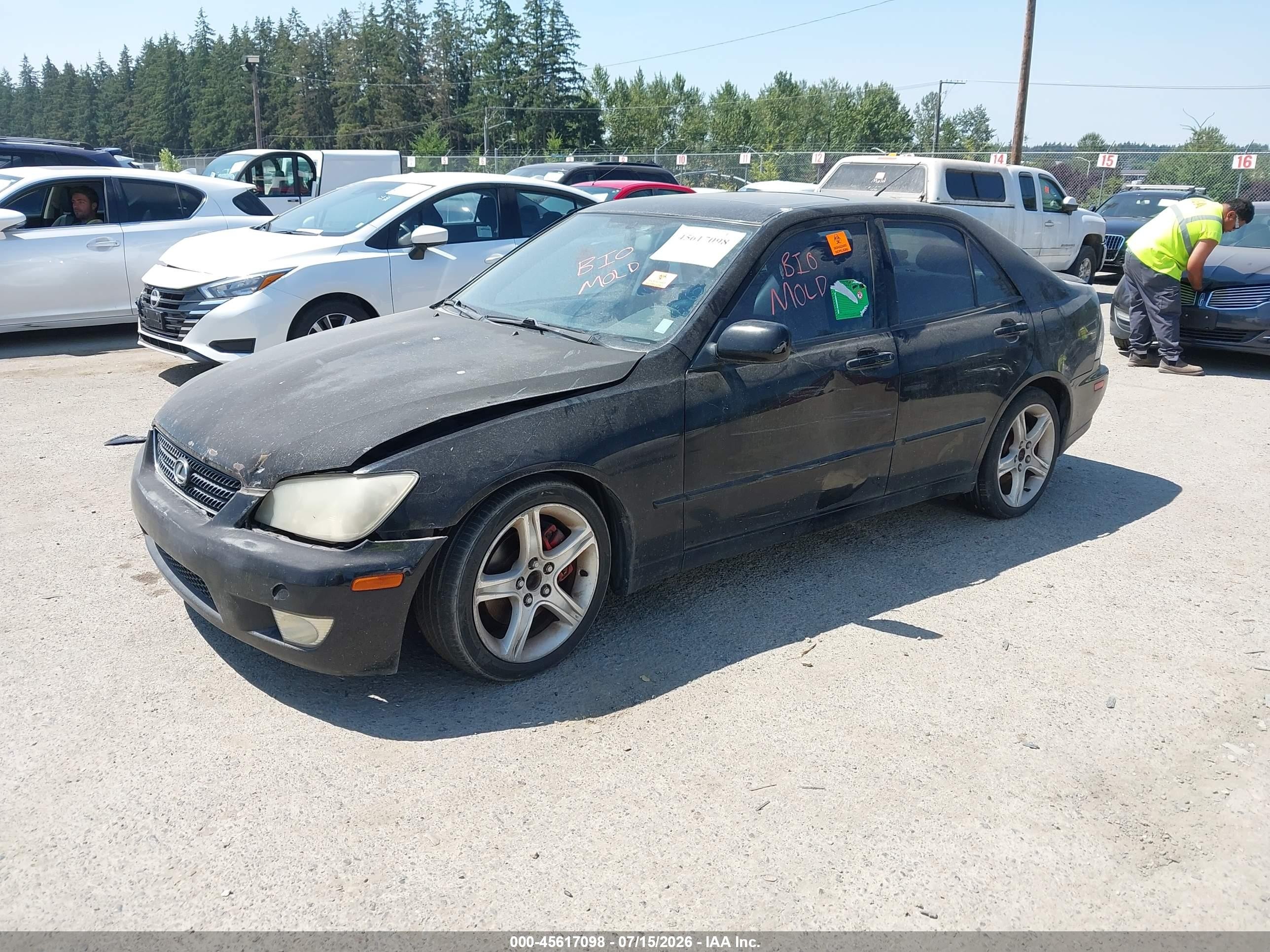 2003 Lexus Is 300   Black vin: JTHBD192830065365