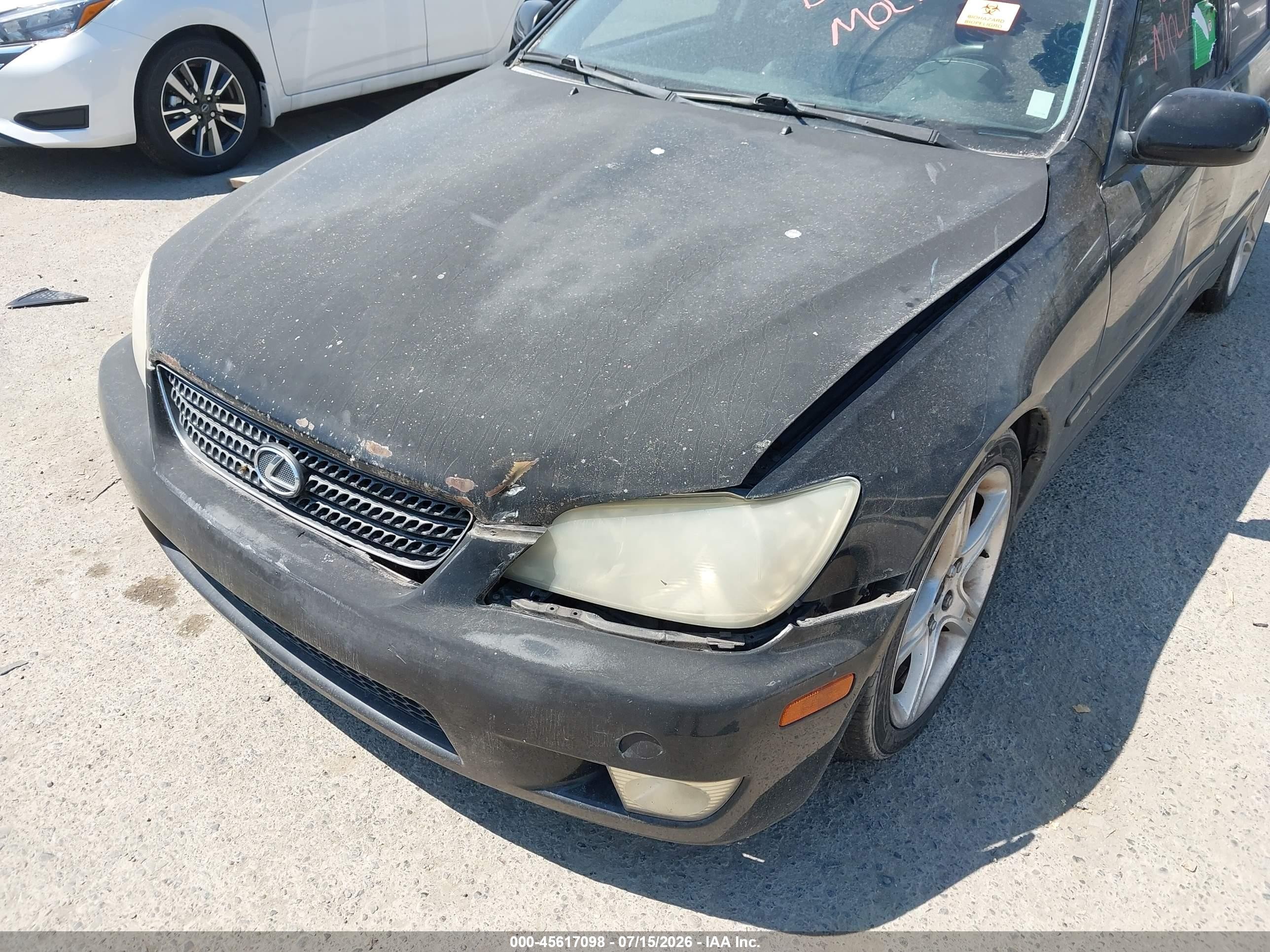 2003 Lexus Is 300   Black vin: JTHBD192830065365