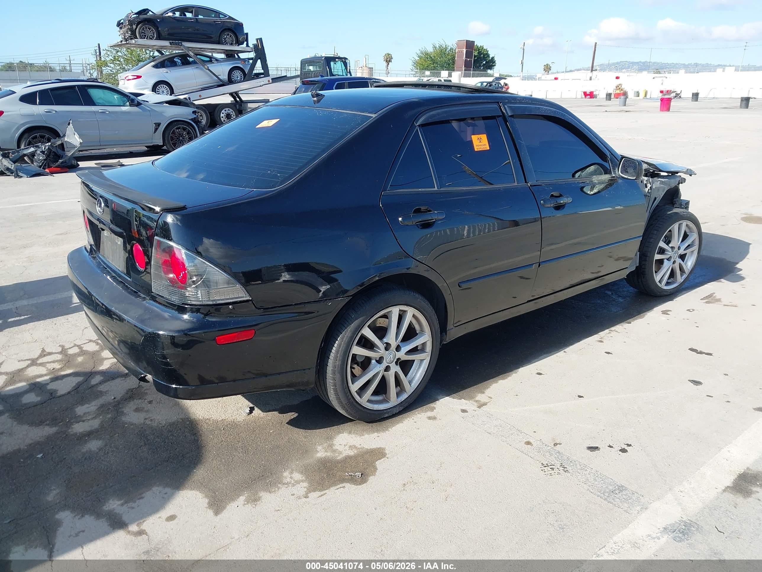 2003 Lexus Is 300   Black vin: JTHBD192830067570